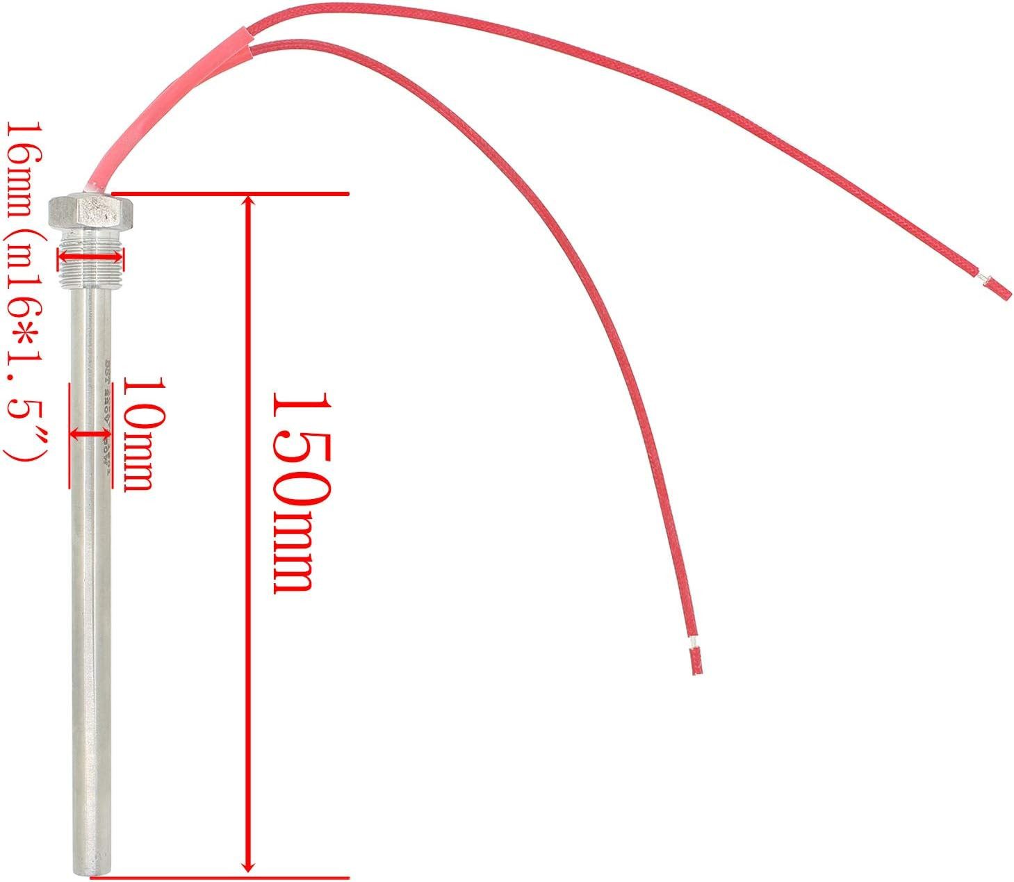 FELIXLEO Zündkerze Zündkerzen für Pelletofen Durchmesser 10 mm Länge 150 mm 300 W, (1-St)