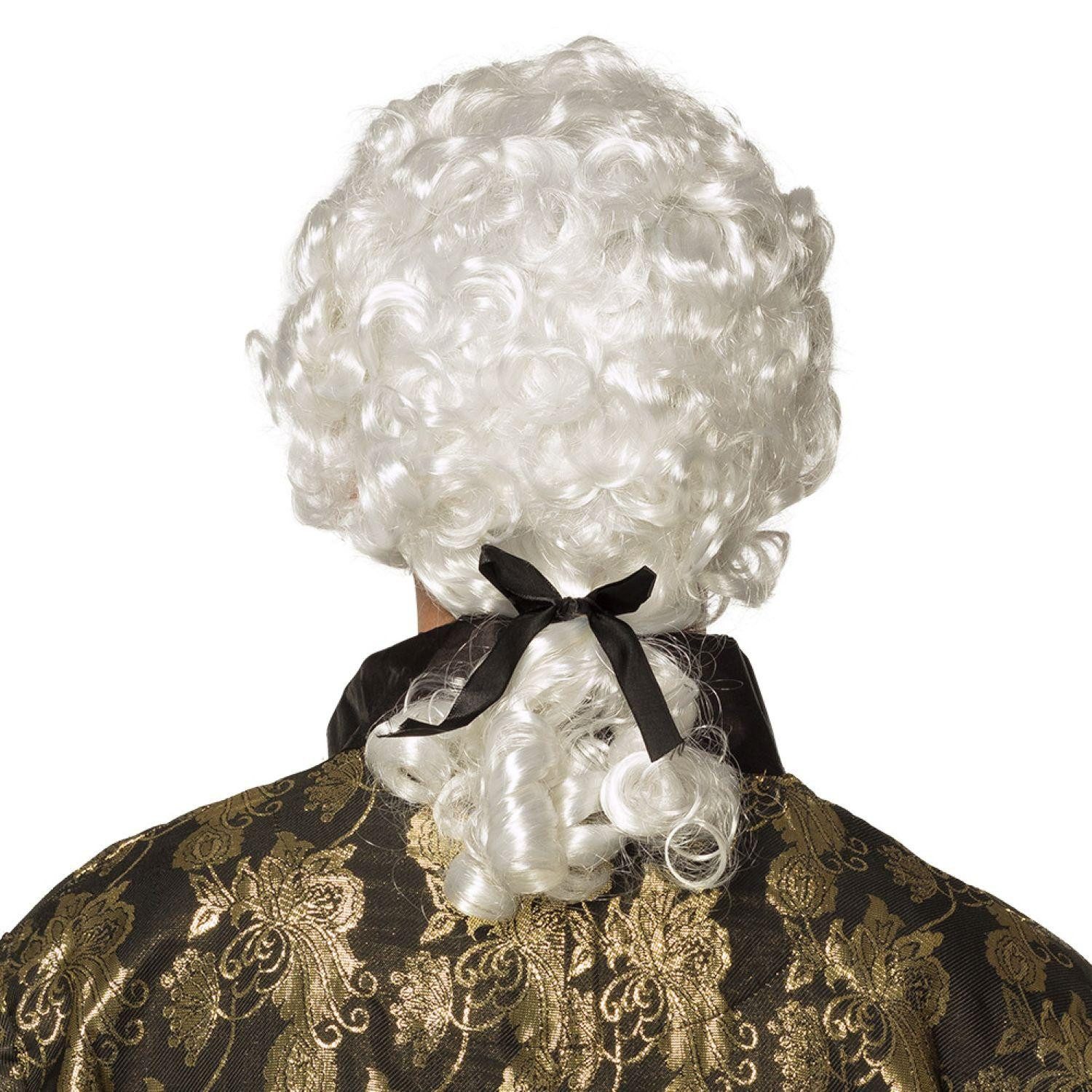 Boland Kostüm-Perücke Perücke Barock für Herren, Weiß