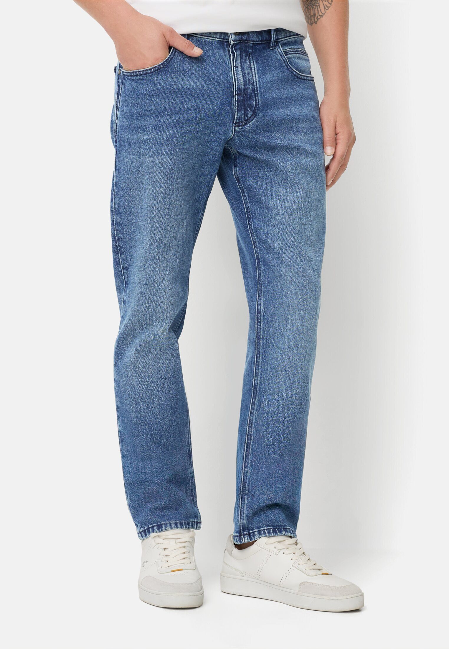 camel active 5-Pocket-Jeans mit 2-Wege Stretch Regular Fit