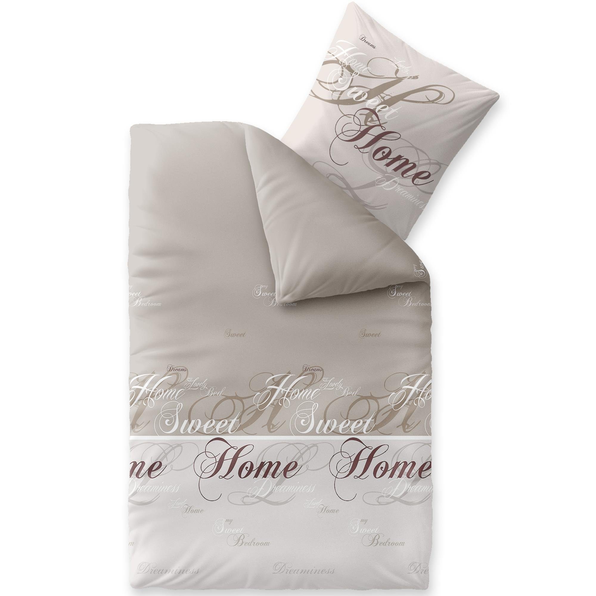 CelinaTex Bettwäsche Touchme Bettgarnitur Biber Reißverschluss günstig online kaufen