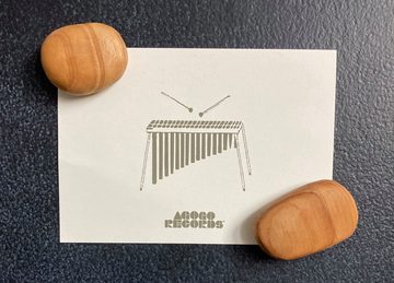 BY COPALA Magnettafel Design Kühlschrank-Magnet, Tafelmagnet aus Holz, 3er-Set