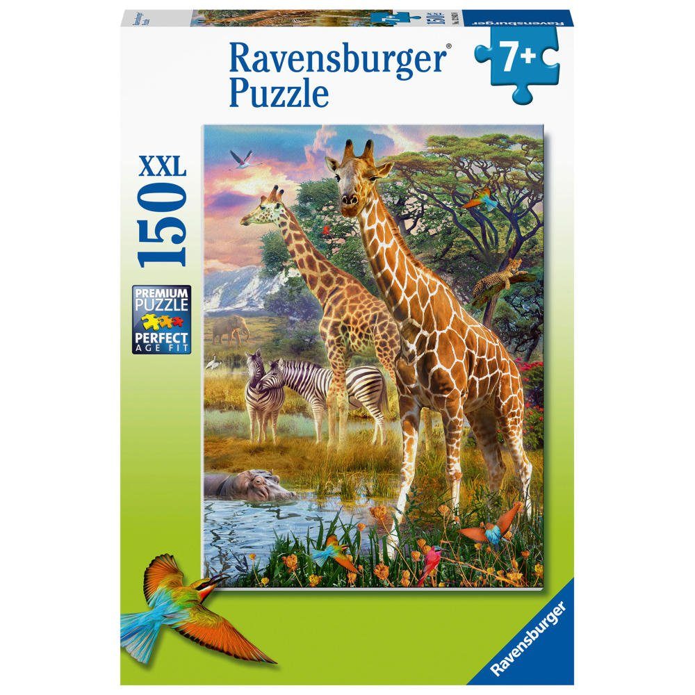 Ravensburger Puzzle Bunte Savanne 150 Teile XXL, Puzzleteile | Puzzle