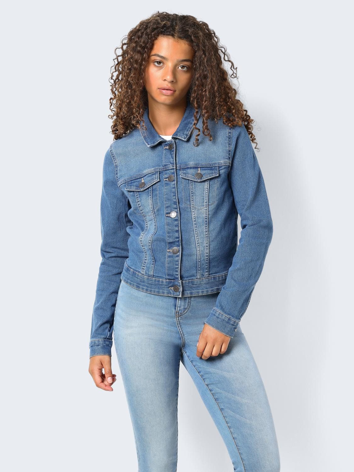 Noisy may Jeansjacke NMDEBRA L/S BLUE DENIM JACKET NOOS günstig online kaufen