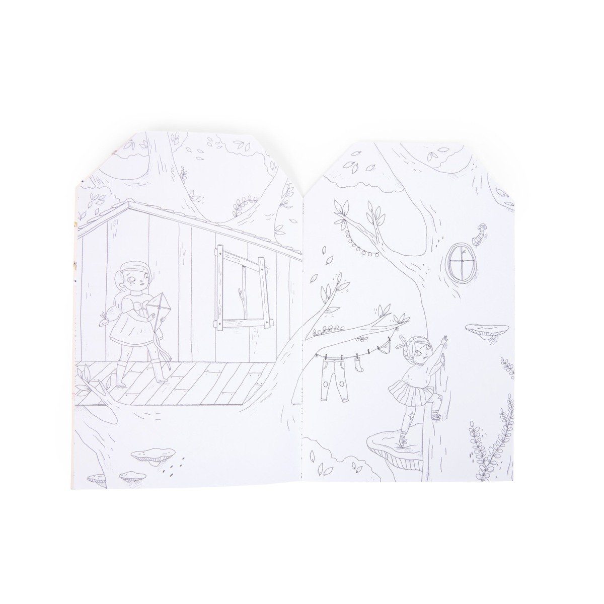 Moulin Roty Malvorlage Malbuch 20 Seiten und 145 Stickern Parisiennes Ausmalbuch Stickerbuch