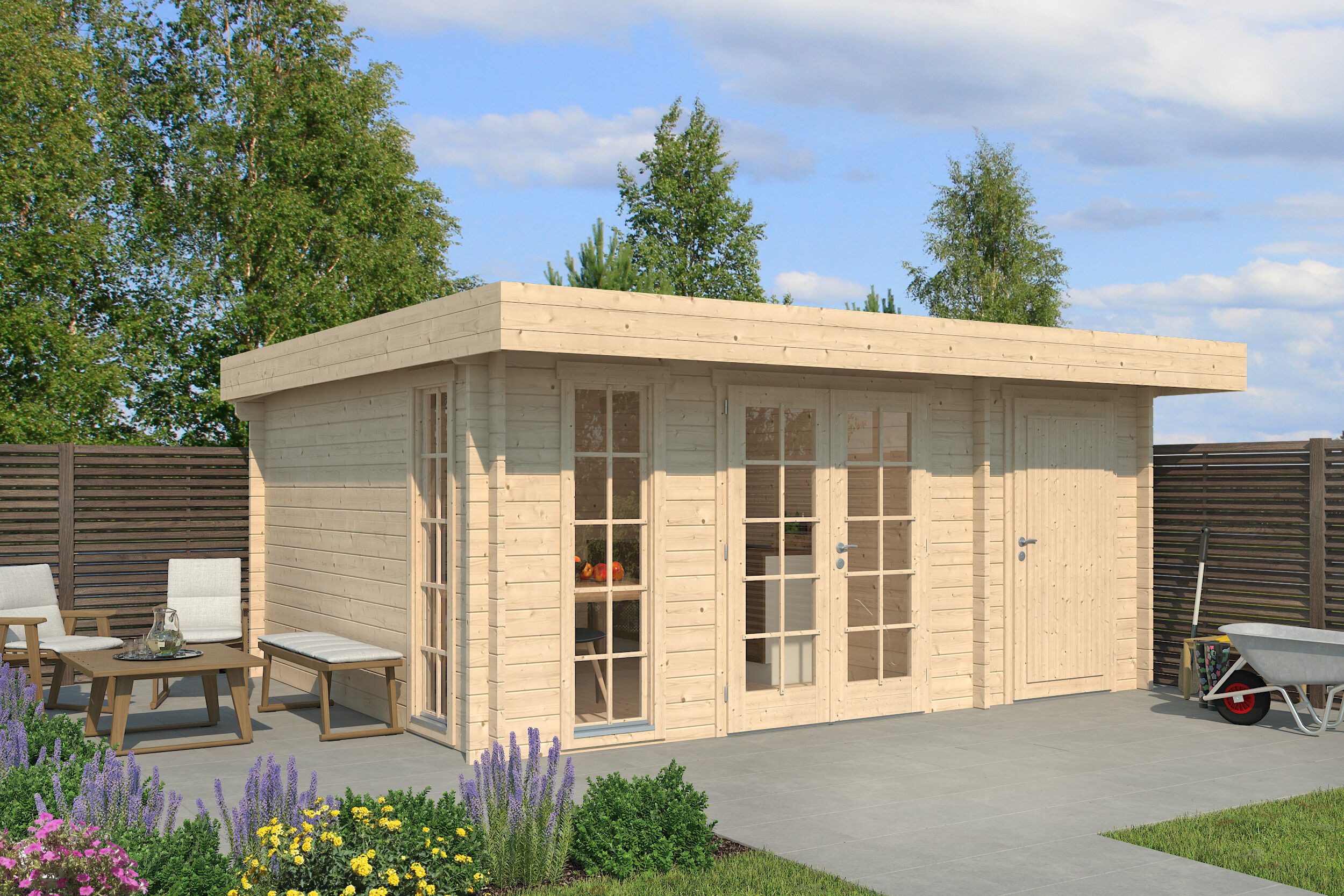 Fjordholz Gartenhaus Theo 44