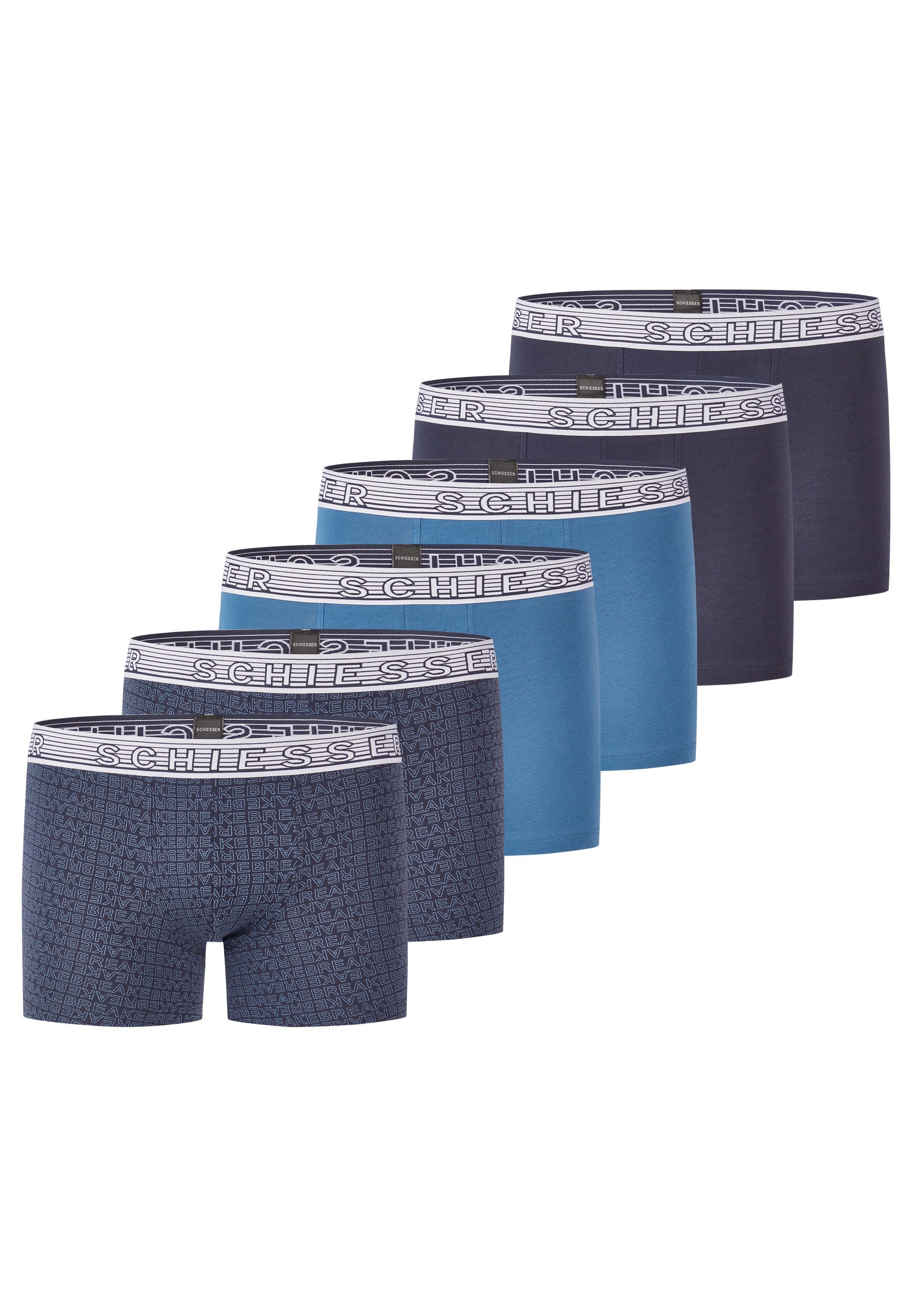 Retro Boxer 6er Pack Teens Boys 95/5 Organic Cotton