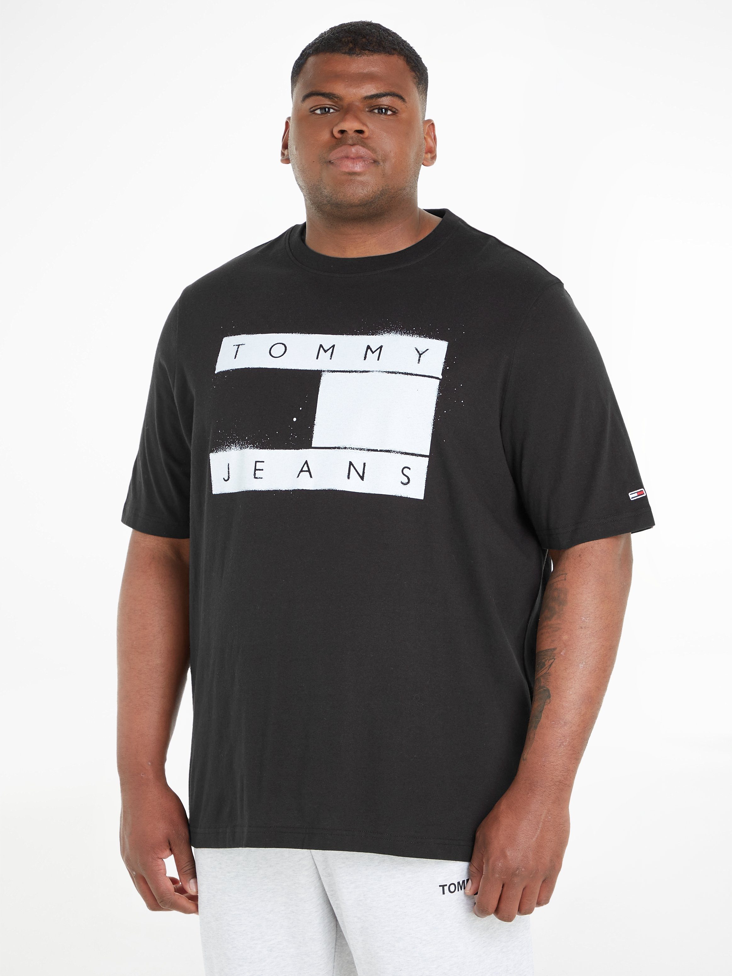 Tommy Jeans Plus RLX PLUS TEE T-Shirt FLAG SPRAY TJM