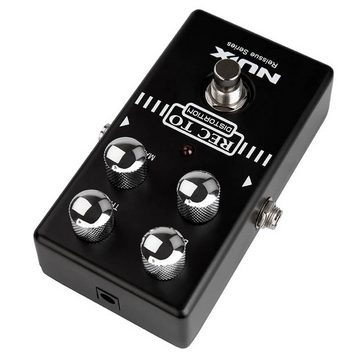 Nux E-Gitarre Recto-Distortion, Effektgerät, Verzerrer, Pedal, Hard Rock und Metal-Sound