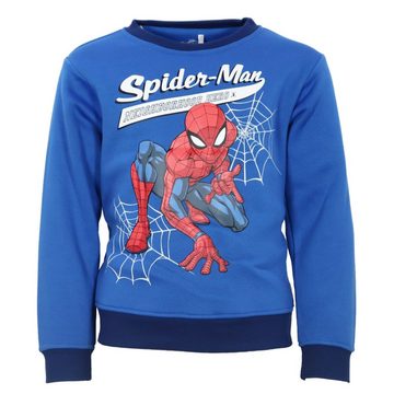 MARVEL Jogginganzug Marvel Spiderman Set Sporthose Hose Pulli Sweater, Gr. 92 bis 128