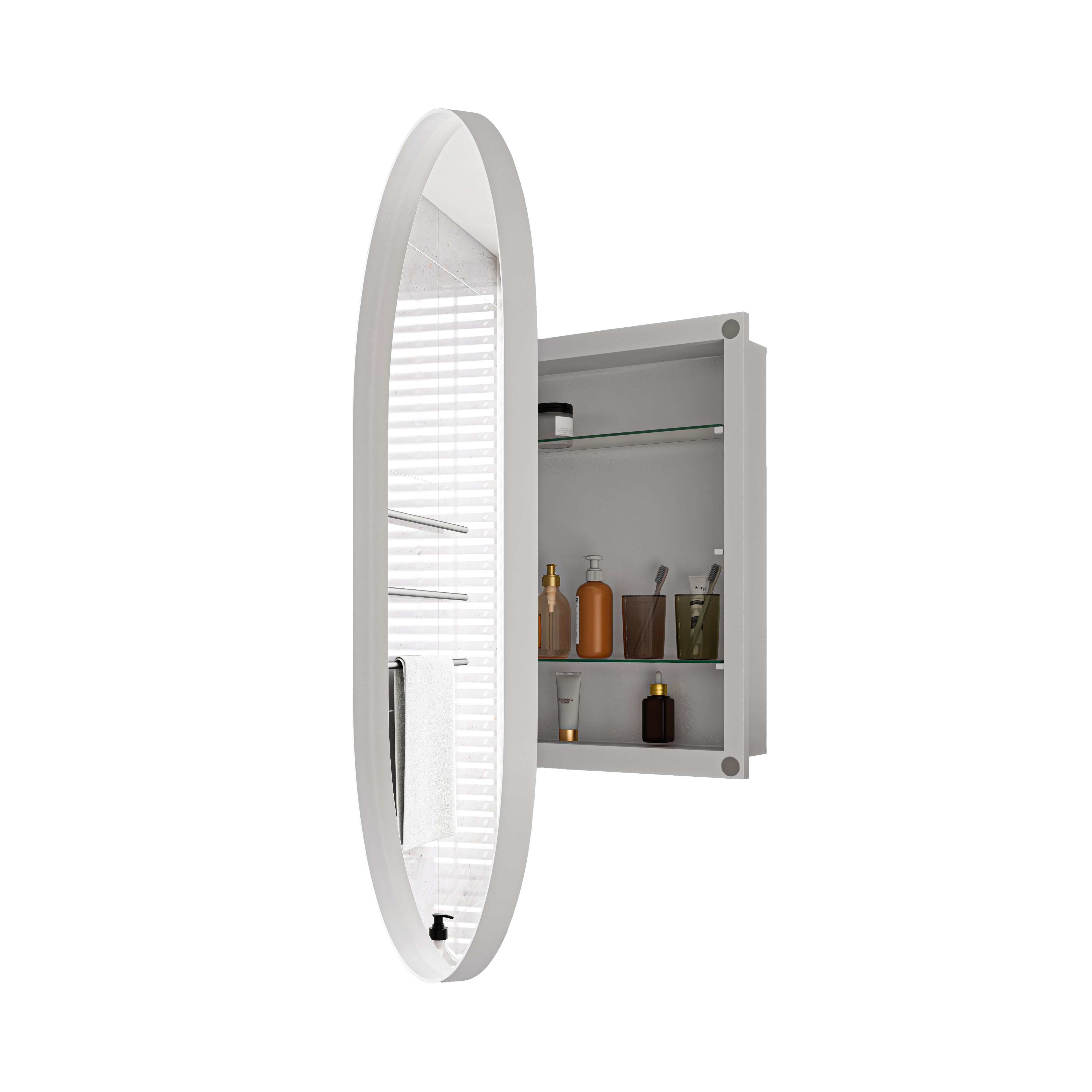OKWISH Spiegelschrank Spiegel, Badspiegel (mit verstellbaren günstig online kaufen