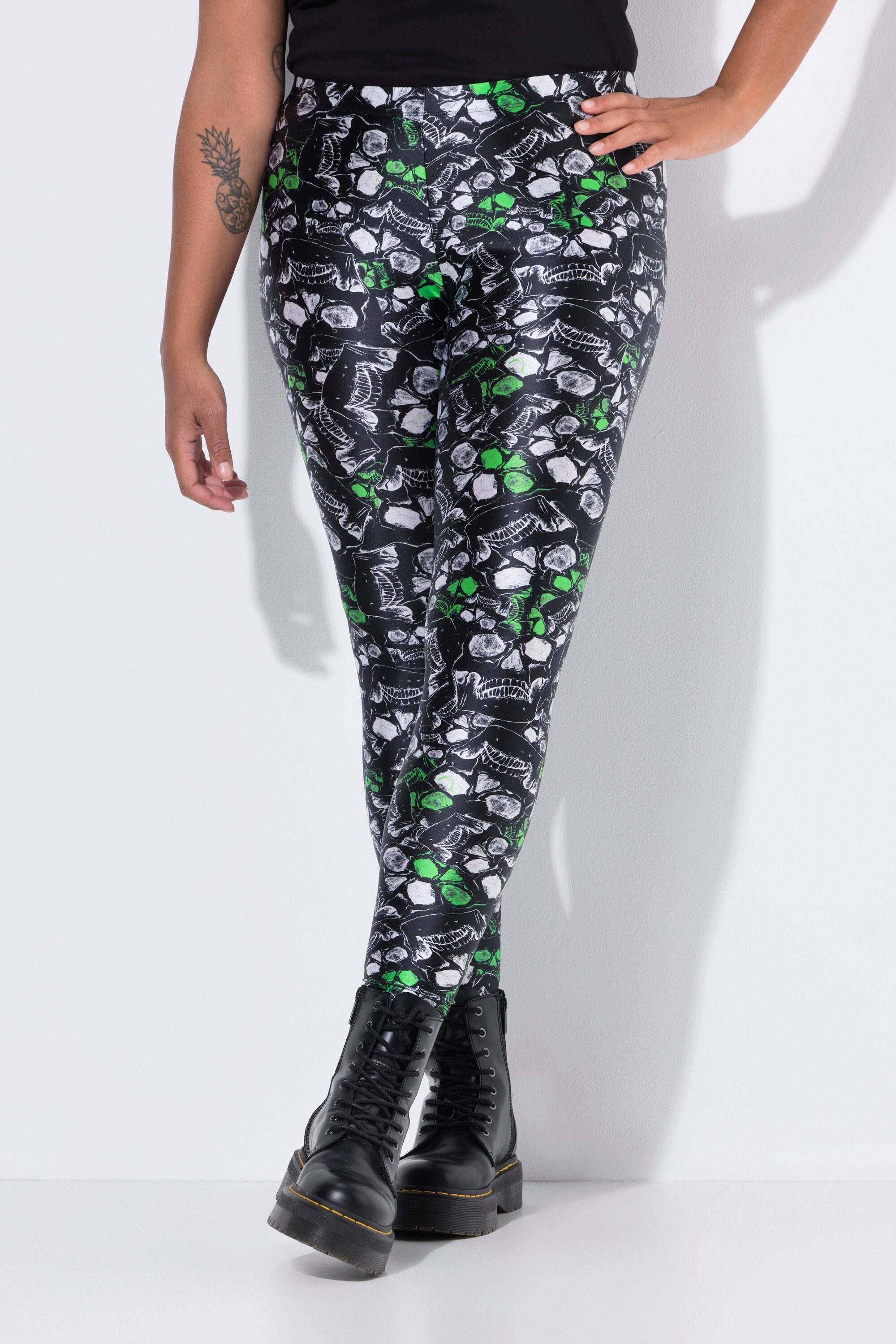 Angel of Style Leggings Leggings Slim Fit Totenkopf-Muster günstig online kaufen