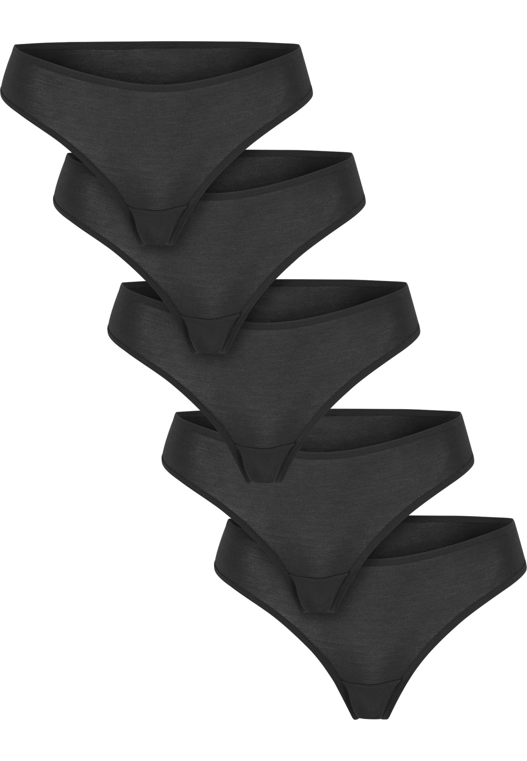URBAN CLASSICS Panty Urban Classics Ladies Bamboo Tanga 5-Pack