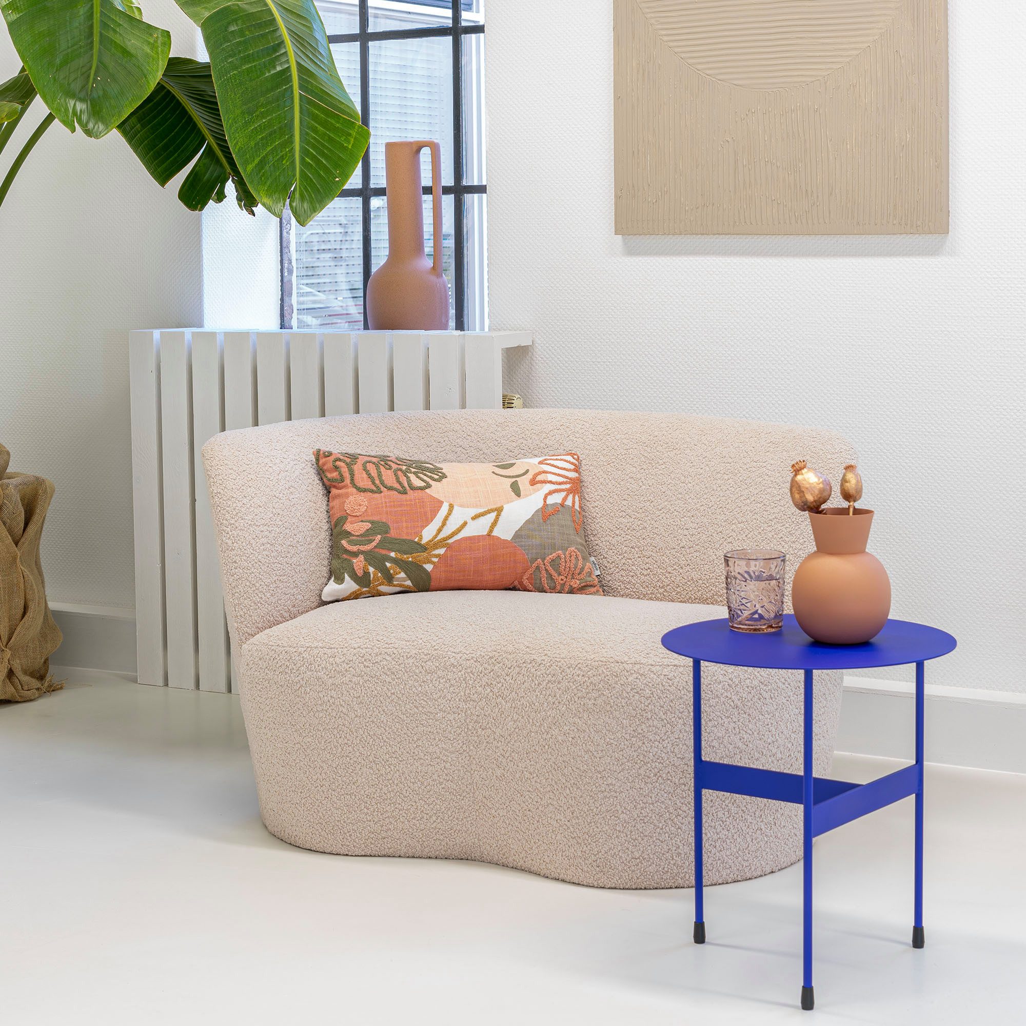 Spinder Design Beistelltisch MIRA HIGH, Beistelltisch aus Stahl