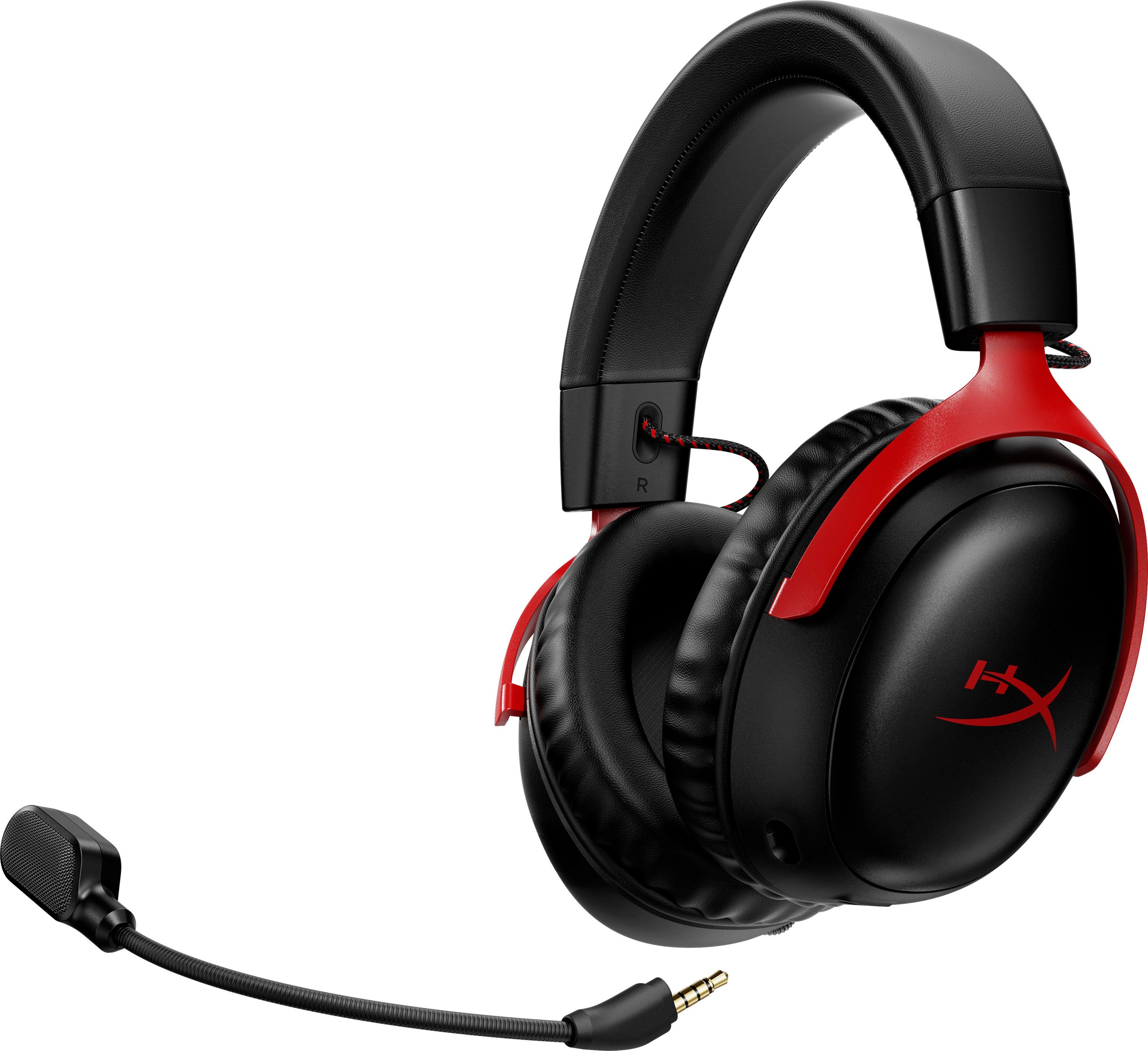 HyperX Cloud III Wireless Gaming-Headset (Geräuschisolierung, Wireless)