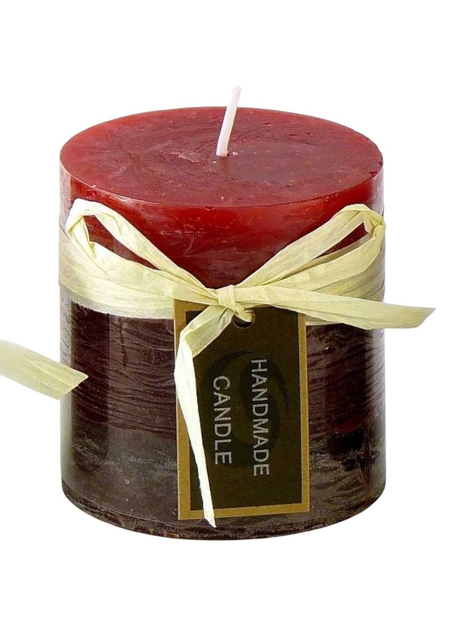 Small-Preis Stumpenkerze Premium Blending Colors Dunkelrot günstig online kaufen