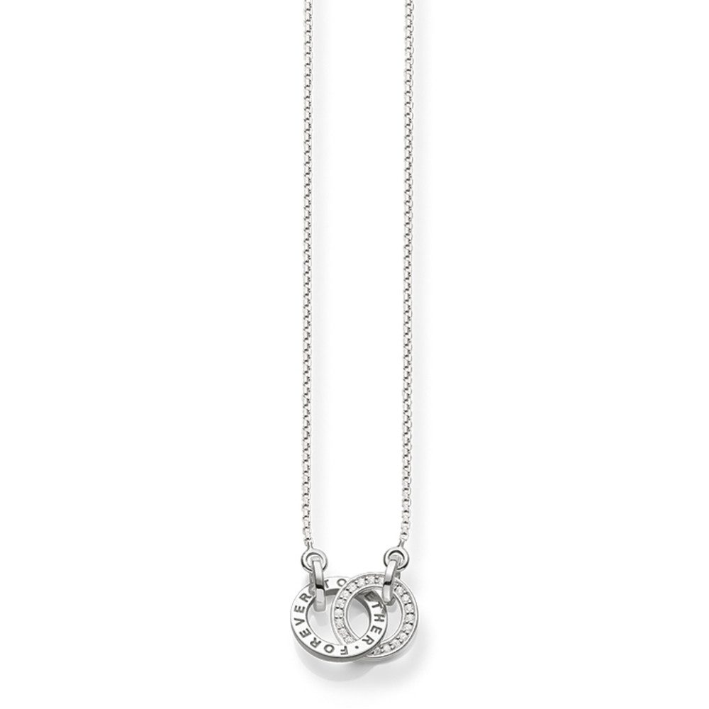 THOMAS SABO Kette mit Anhänger SCKE150159 Kette mit Anhänger Together Forever Silber 45 cm