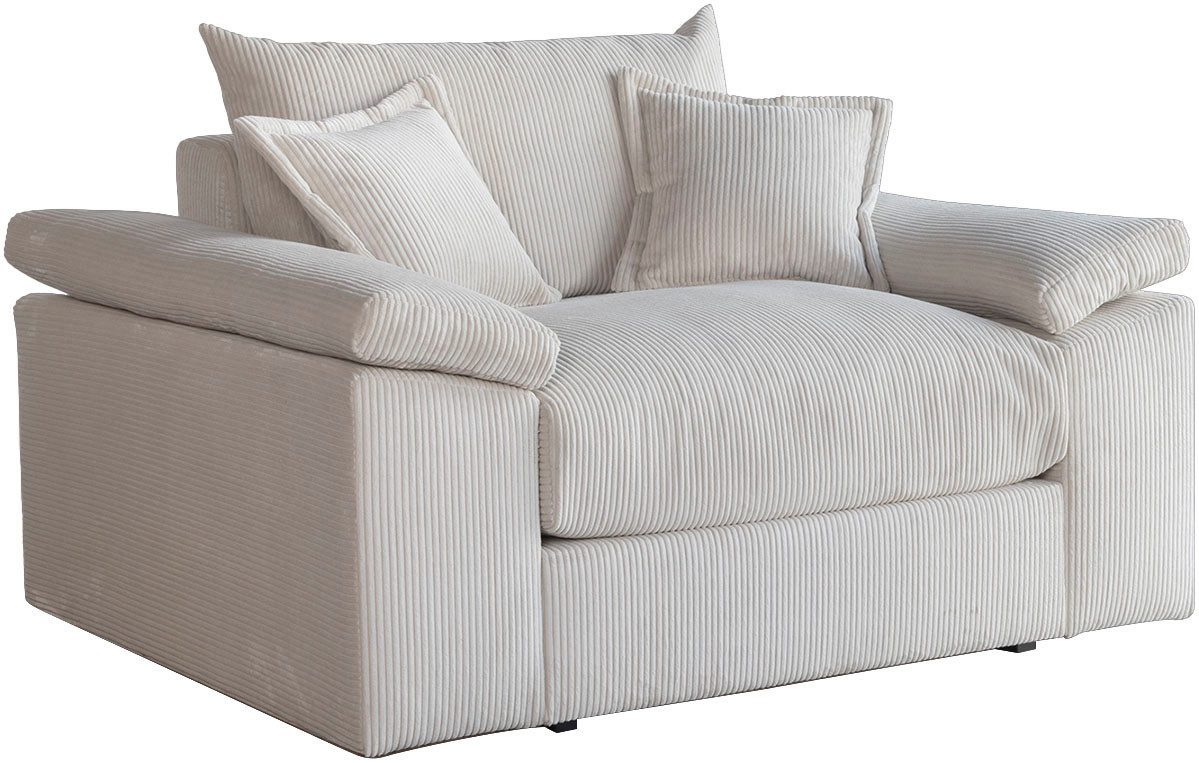 Home affaire XXL-Sessel Soft&Cosy, in Cord, günstig online kaufen