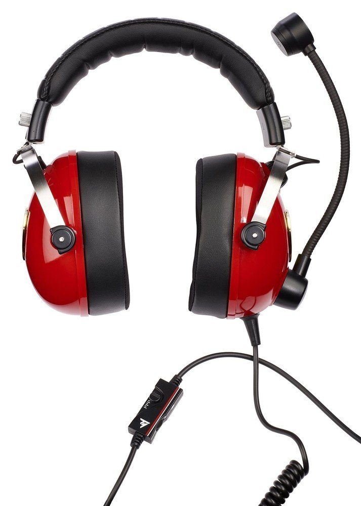 (Kompatibel Edition T.Racing Scuderia Gaming-Headset gängigen Spielekonsolen) Thrustmaster Ferrari mit