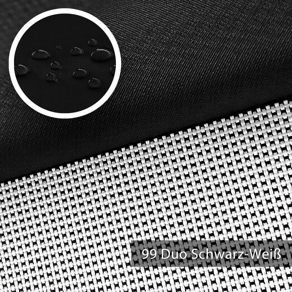 novely® Stoff OXFORD 2000D - Wasserdichter Polsterstoff - Möbelstoff mit PVC-Beschic, Extrem Robust, Wassrerabweisend, Meterware, 1lfm