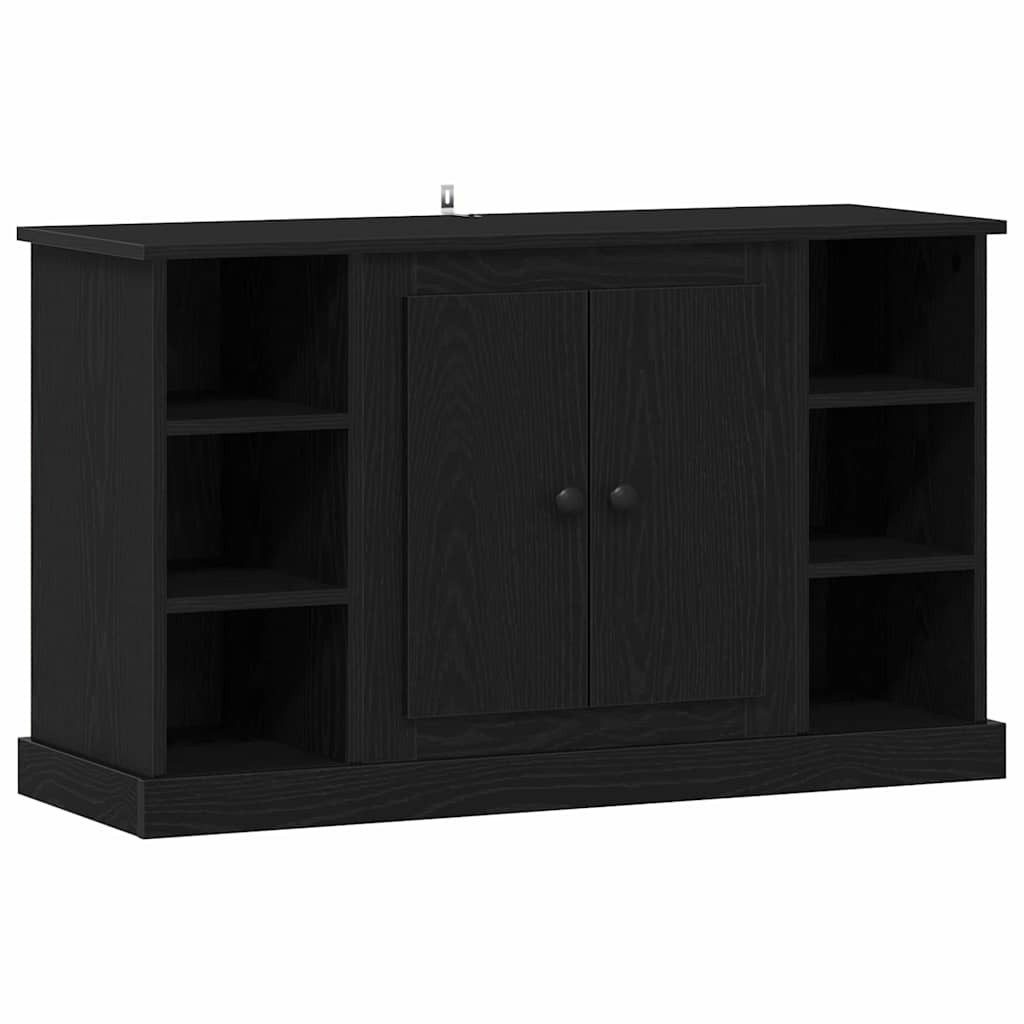 vidaXL Sideboard Sideboard Schwarz Eichen-Optik 100 x 35,5 x 60 cm Holzwerkstoff (1 St)