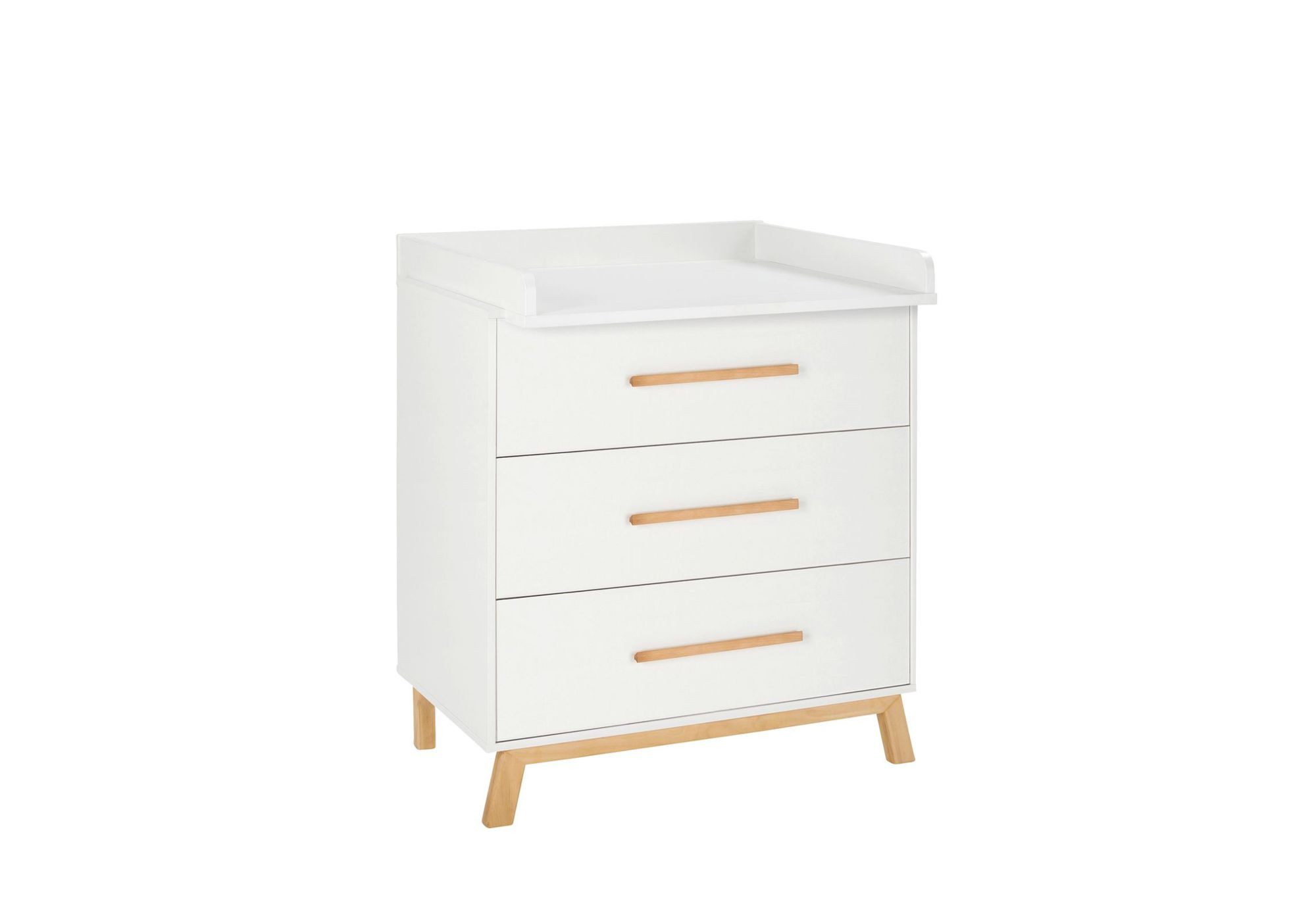 Schardt Wickelkommode VENICE Dekor weiß / Buche geölt