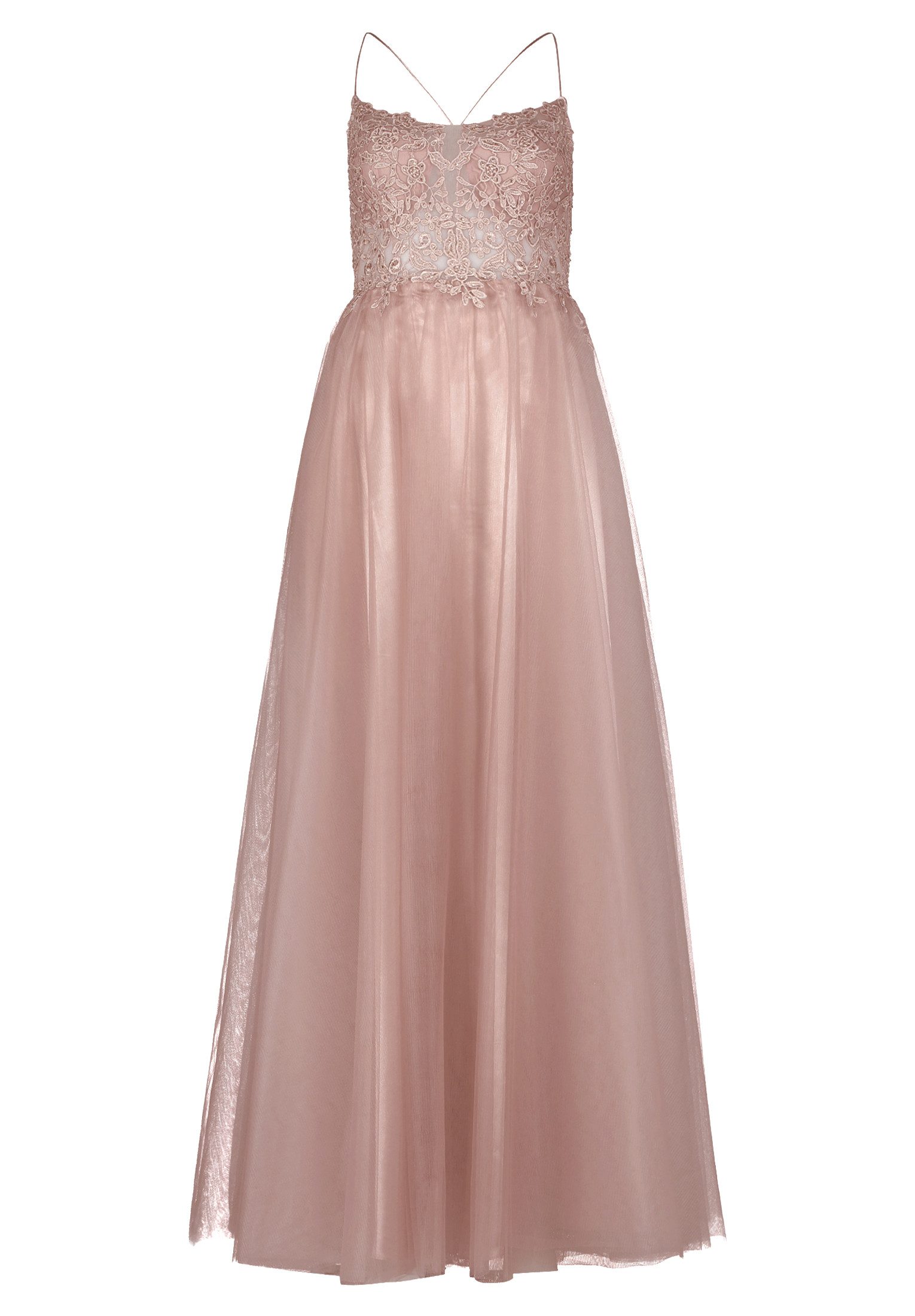 Vera Mont Abendkleid Damen Abendkleid mit Stickerei Rückenfrei günstig online kaufen