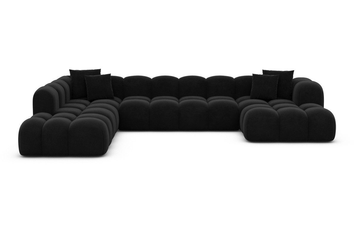 Sofa Dreams Wohnlandschaft Polster Stoffsofa Modern Ottomane Couch Samtstof günstig online kaufen