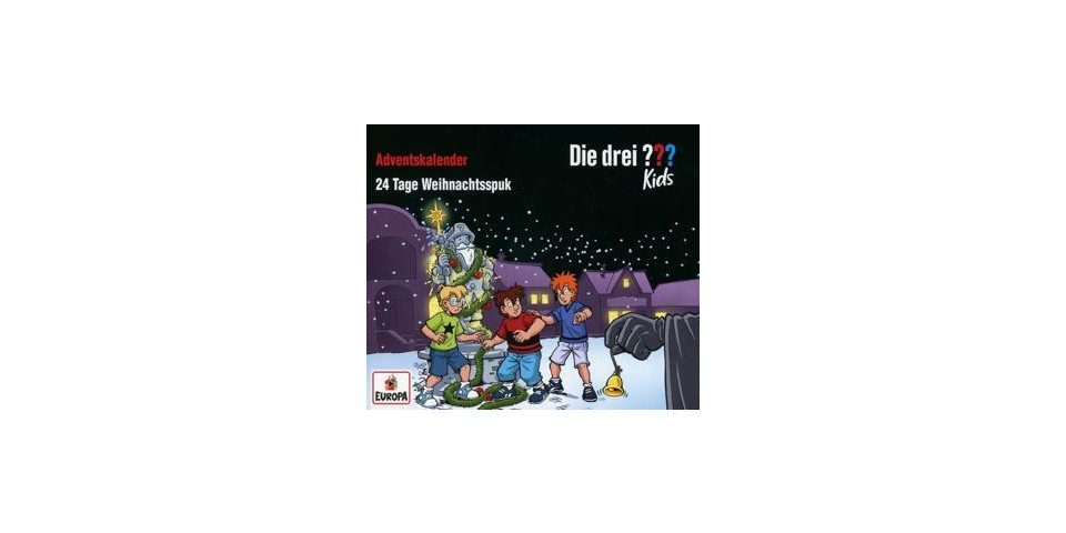 Adventskalender Die drei ??? Kids Adventskalender - 24 Tage Weihnachtsspuk, 3 Audio...