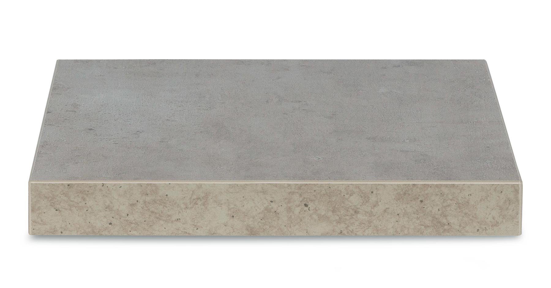 Levandeo® Wandregal, levandeo Eckregal Beton 32x32cm günstig online kaufen