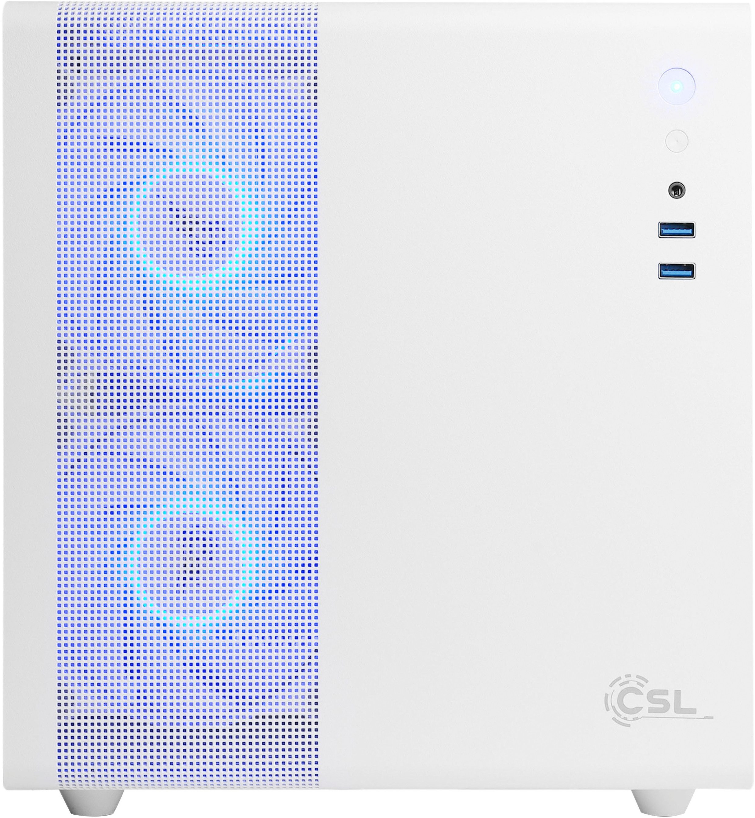 CSL Cube V24143 PC (Intel Core i3 14100F, GeForce RTX 3050, 16 GB RAM, 500 GB SSD, Luftkühlung)