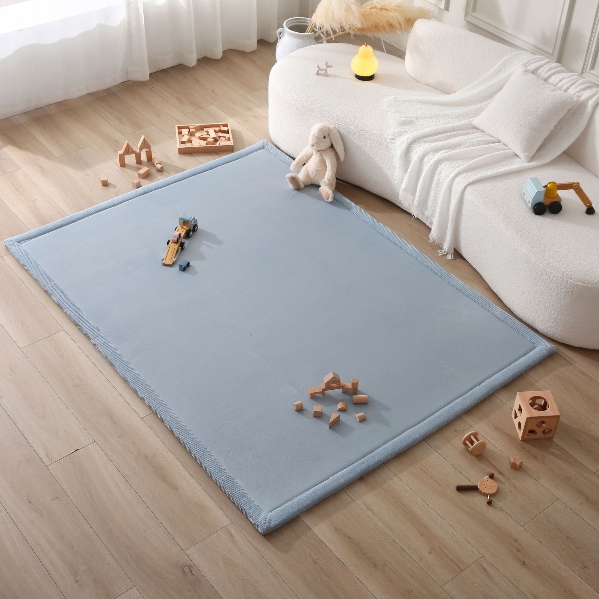 Hakuna Matte Kinderteppich mit Memory-Schaum, dicke & weiche Spielmatte 2,5 cm, Krabbelmatte, Höhe: 25 mm, Extra weich, Roll-_oder_faltbar, Hypoallergen, Schaumstoff