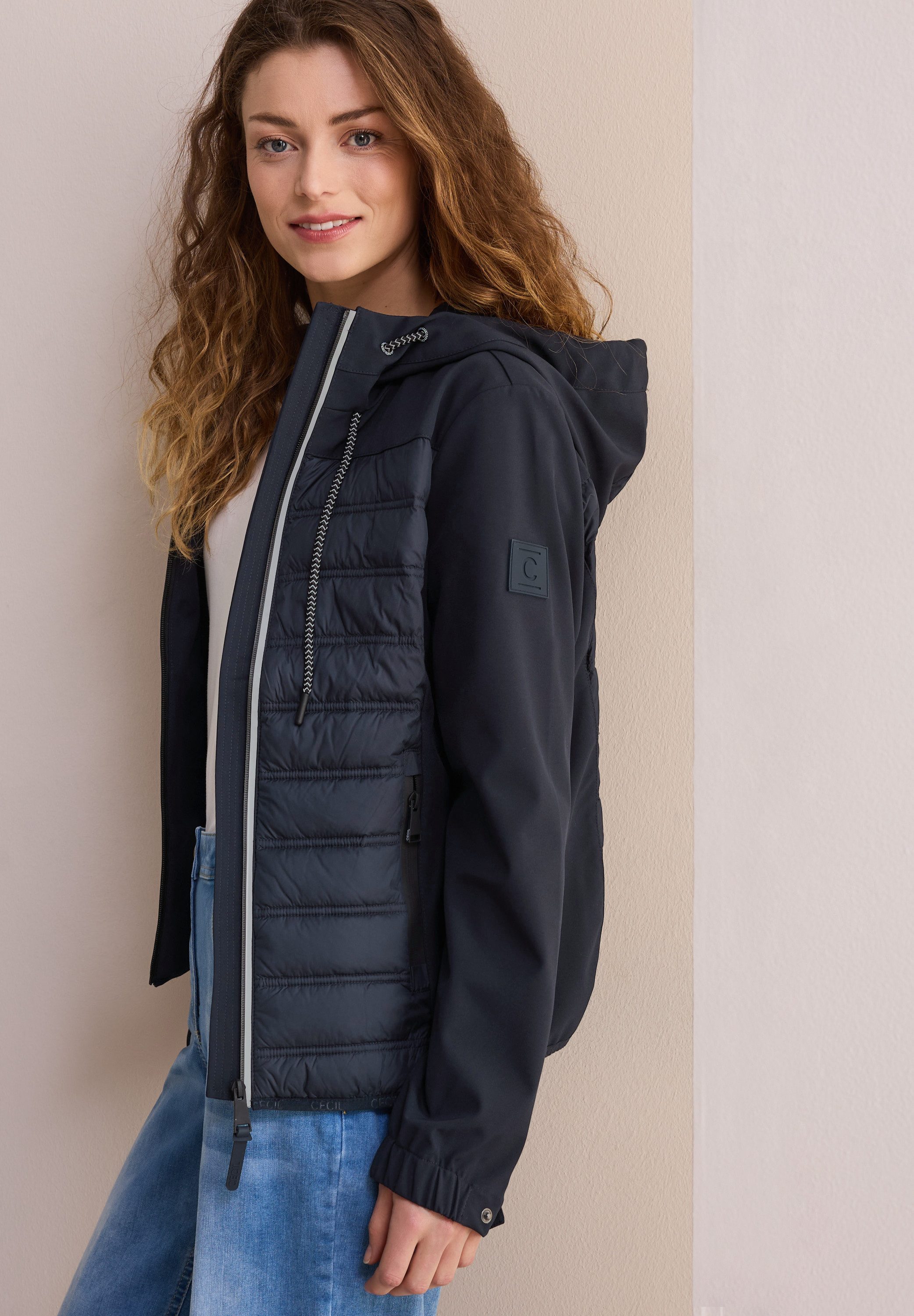CECIL Steppjacke mit Kapuze