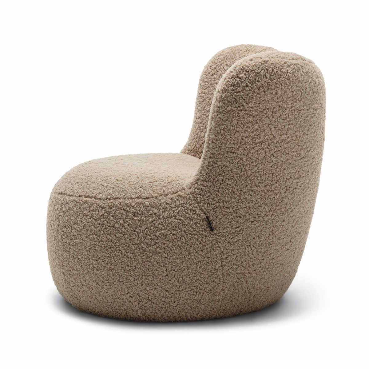 freistil ROLF BENZ Cocktailsessel freistil 173, Cozy-Edition Teddy- oder Schäfchenstoff, Bouclé, verschiedene Farben