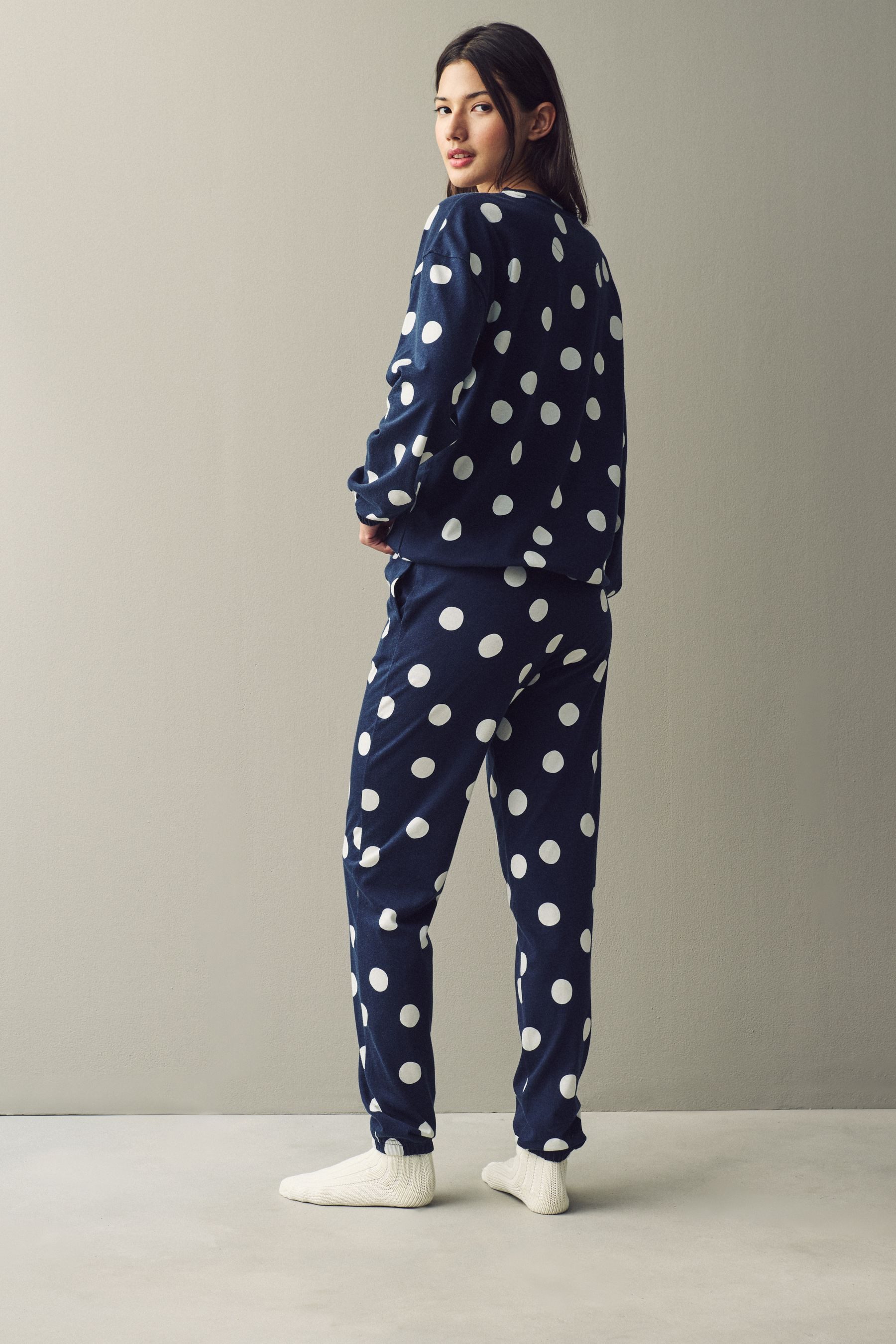 Next Pyjama Langärmeliger Pyjama aus 100 % günstig online kaufen
