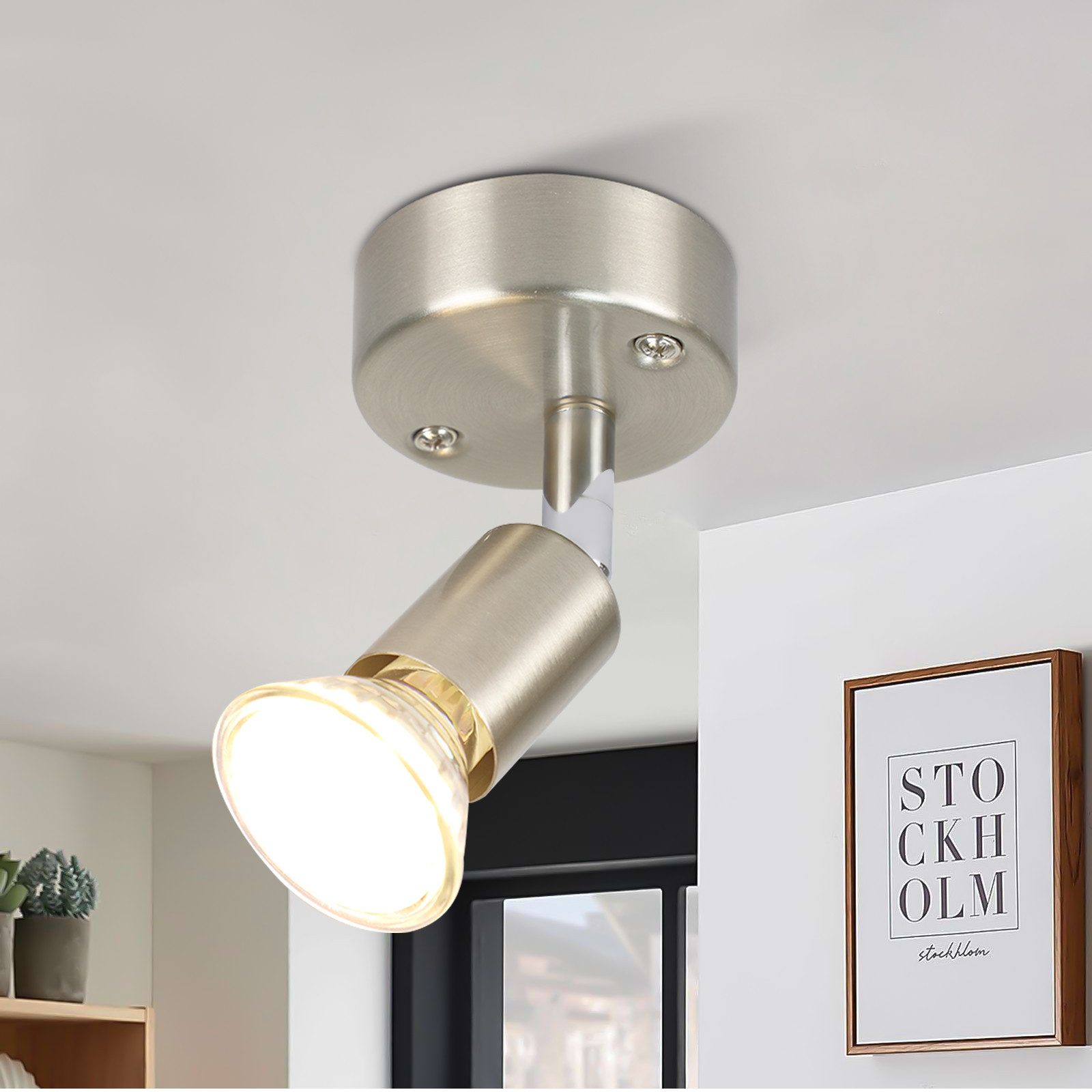Nettlife LED Deckenstrahler Schwenkbar GU10 1/2/3/4 günstig online kaufen