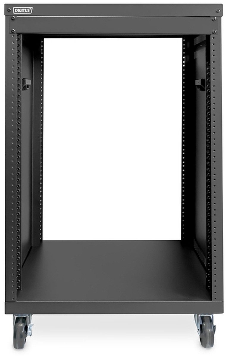 Netzwerkschrank DIGITUS Universal 19-Zoll Equipment Rack mit Rollen, 16HE