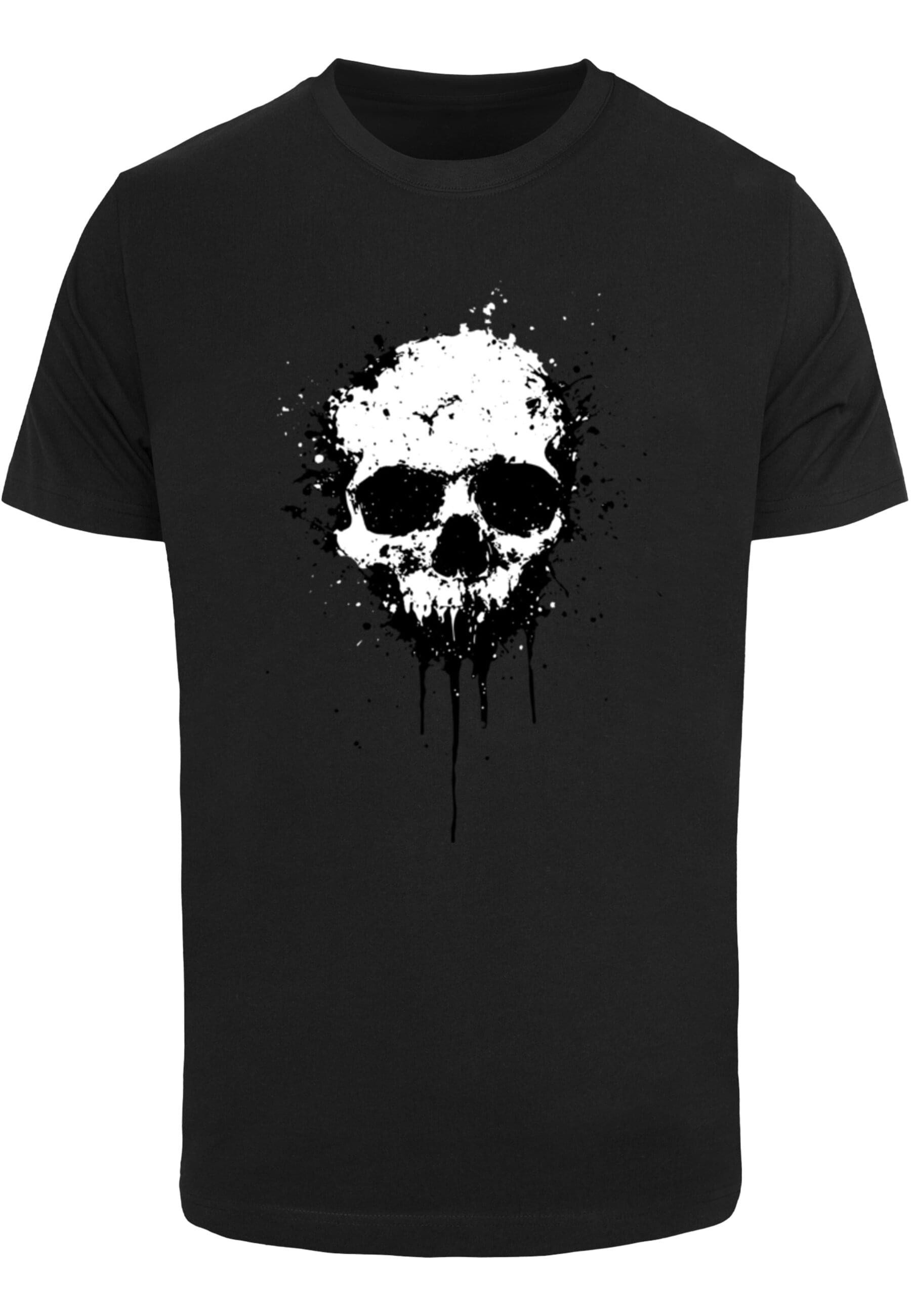 MisterTee T-Shirt MisterTee Artsy Skull Paint Tee (1-tlg) günstig online kaufen