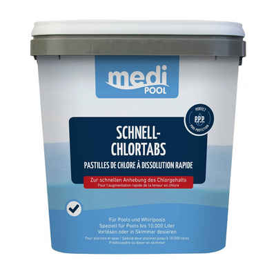 mediPOOL Poolpflege mediPool - Schnell-Chlor Tabs 20 g 5,0 kg