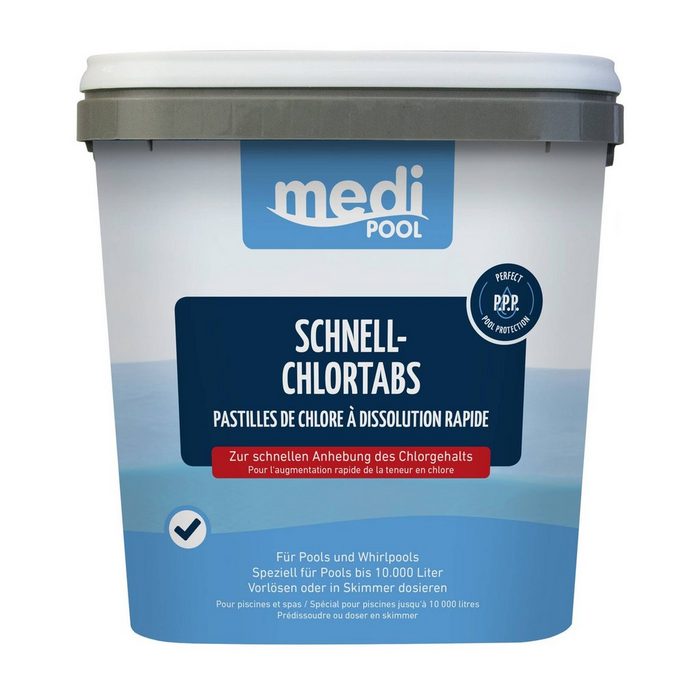 mediPOOL Poolpflege mediPool - Schnell-Chlor Tabs 20 g 5 0 kg