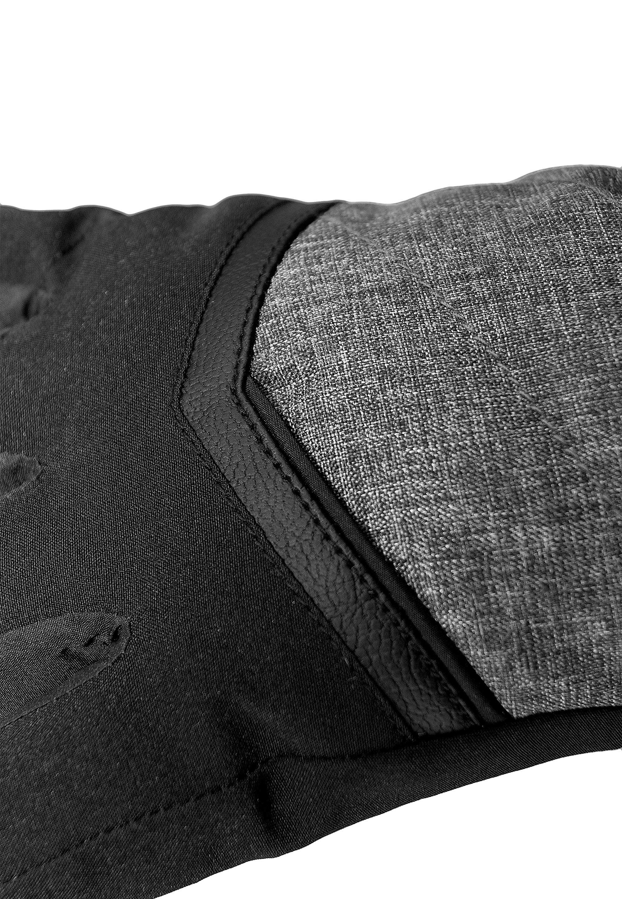 innovativer Reusch schwarz-grau XT Moni mit R-TEX® Skihandschuhe Insert-Membran