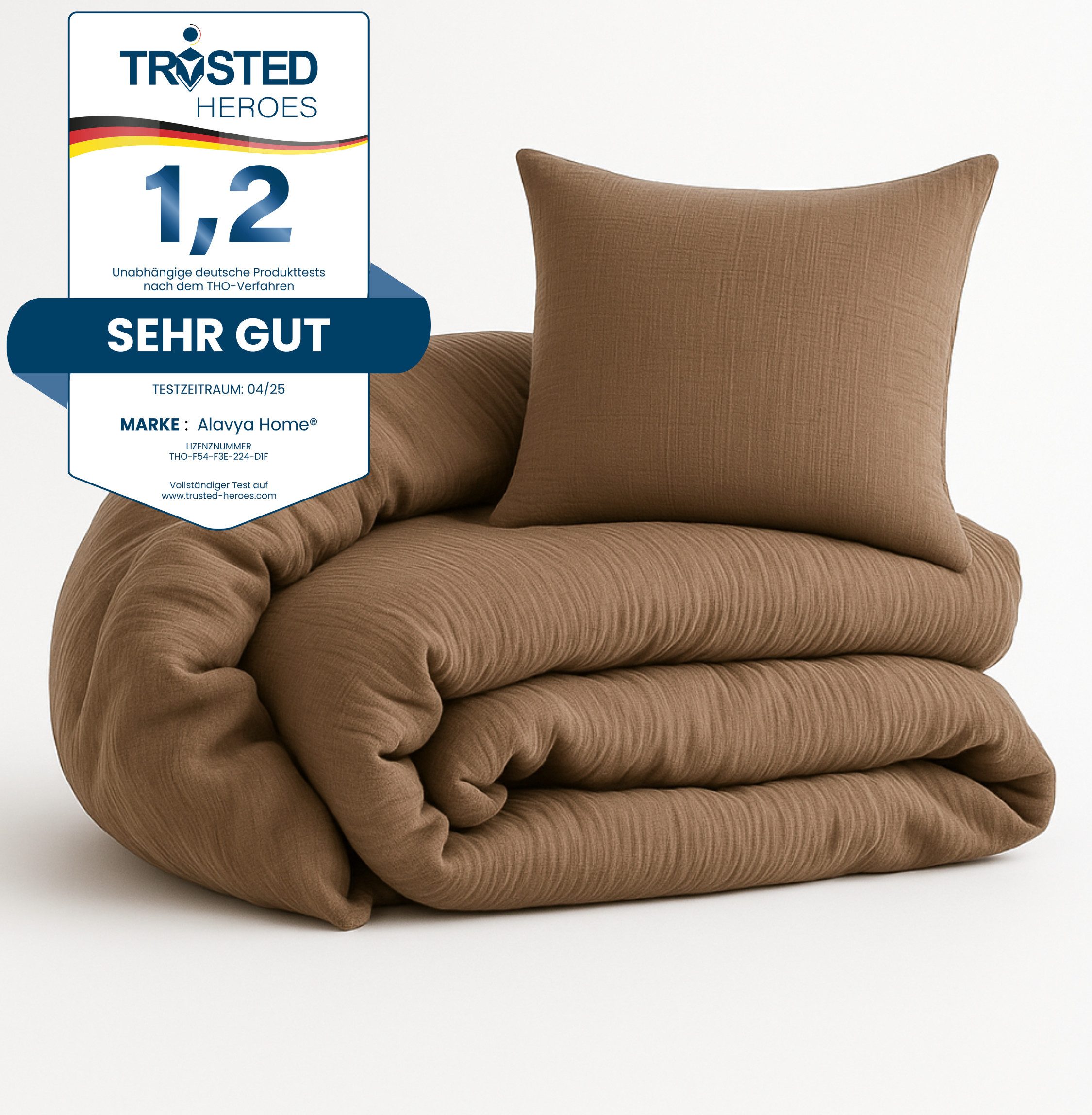 Alavya Home® Bettwäsche Musselin GOTS zertifiziert, günstig online kaufen