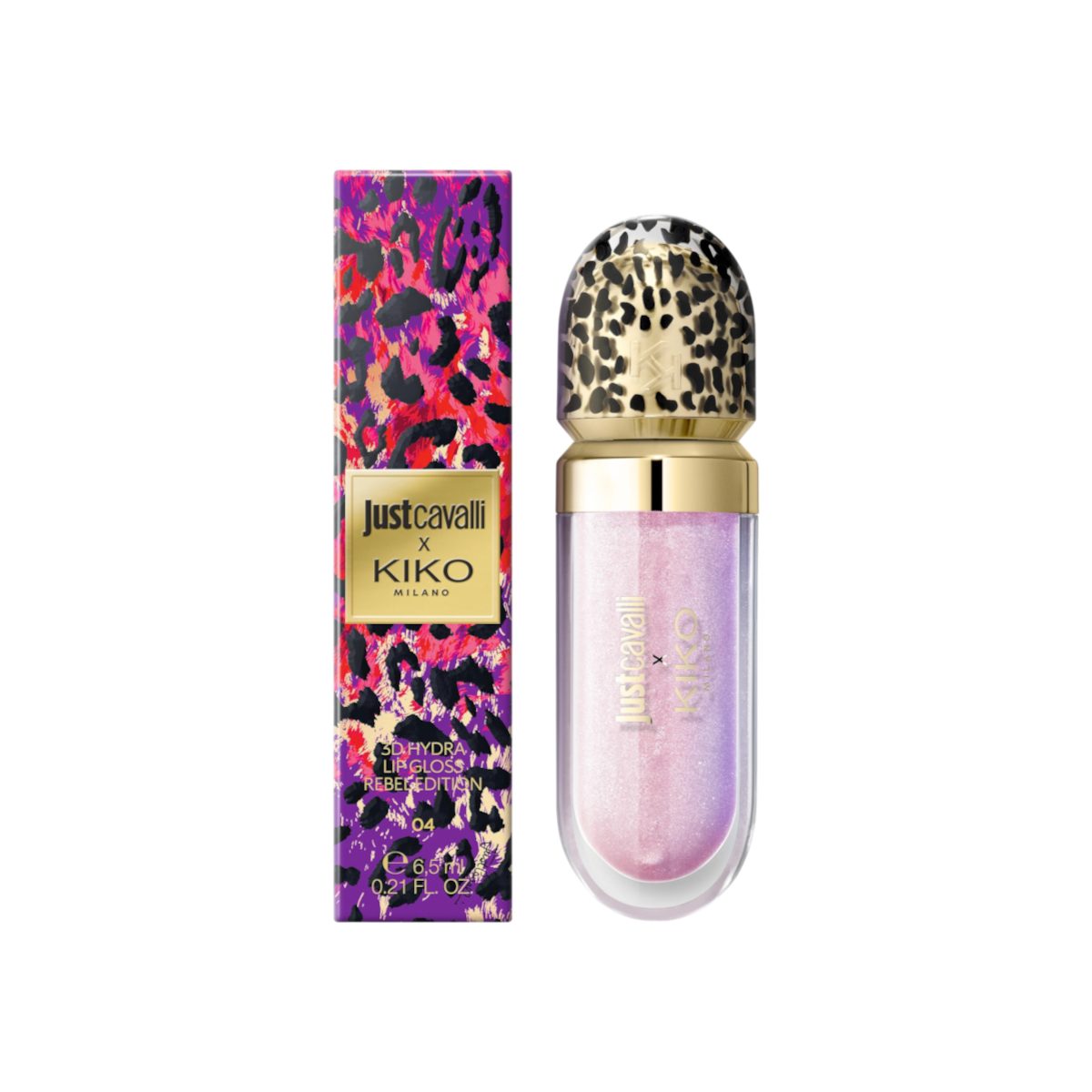 KIKO Milano Lippenstift JUST CAVALLI X KIKO MILANO 3D HYDRA LIP GLOSS REBEL EDITION