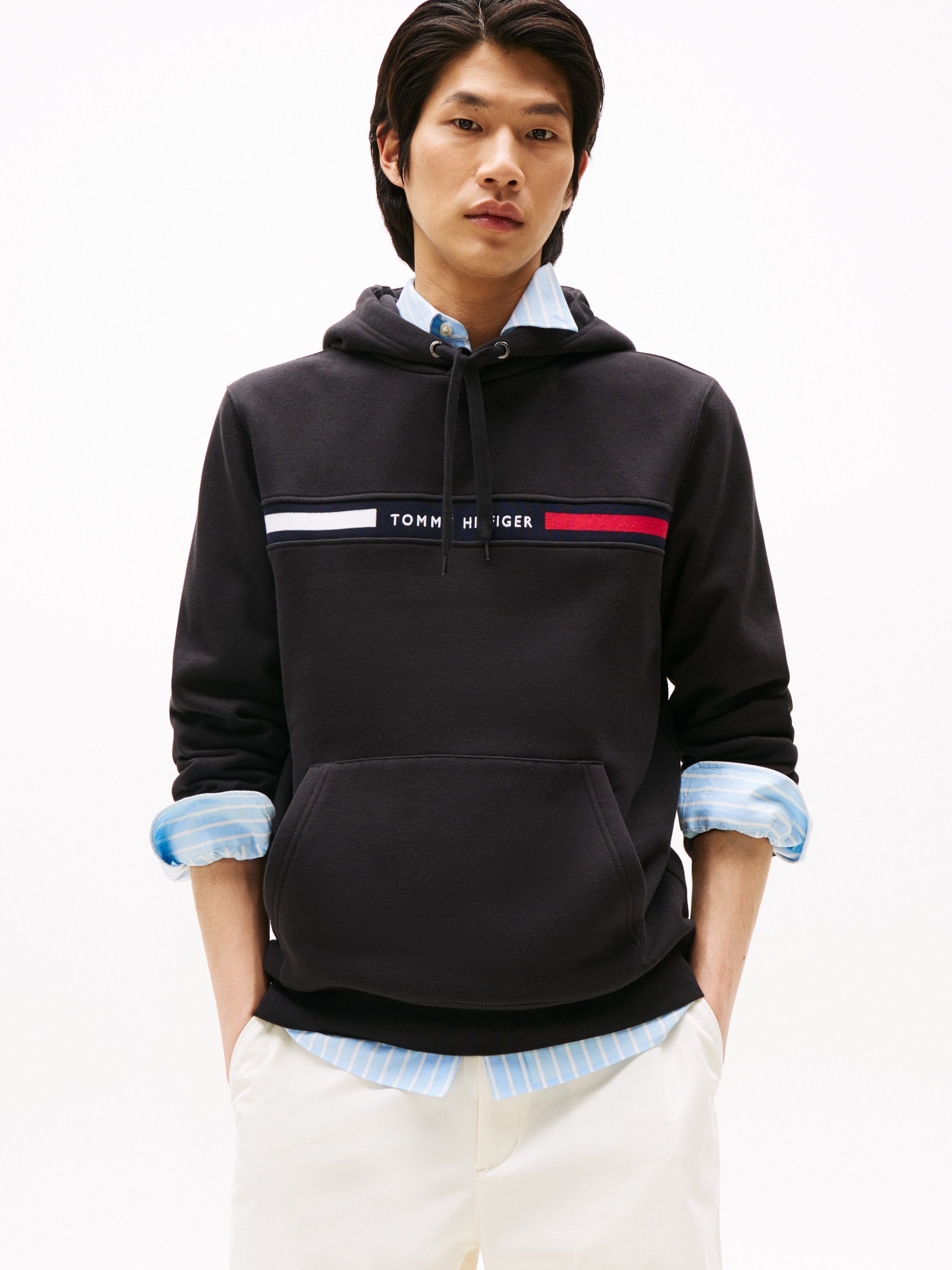 Tommy Hilfiger Kapuzensweatshirt HILFIGER CHEST INSERT günstig online kaufen