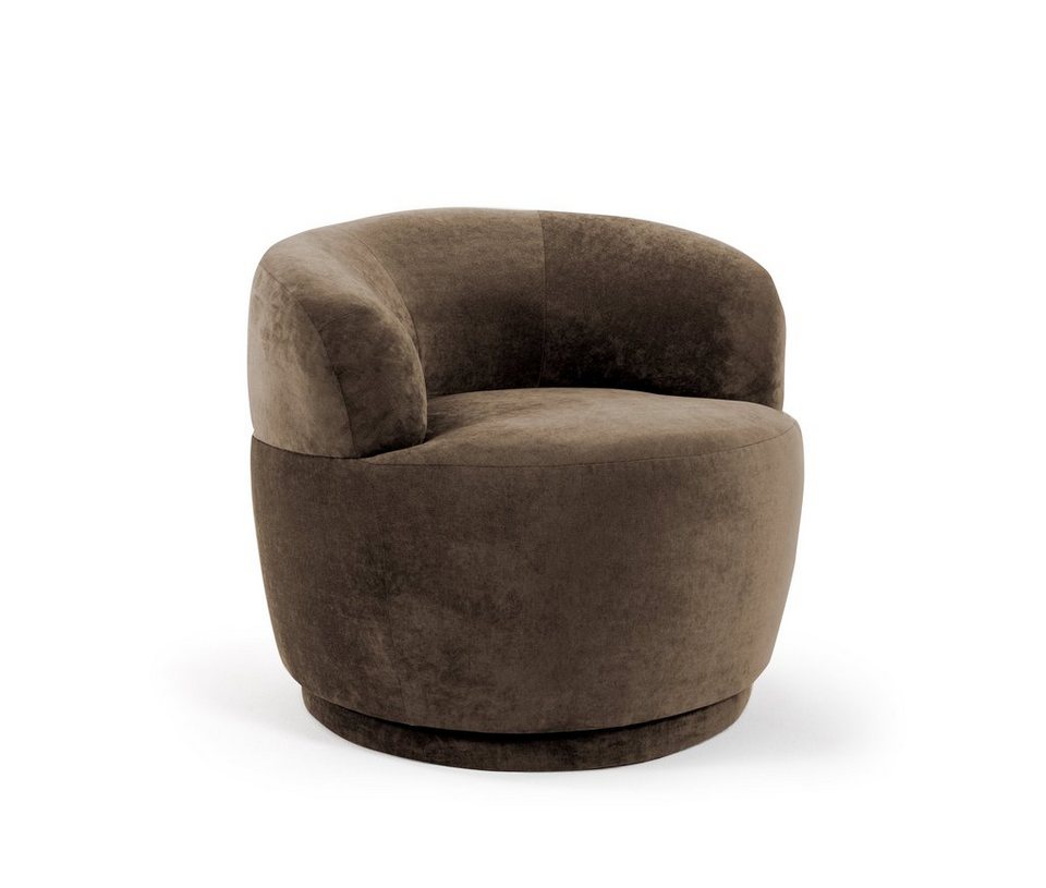 AMARIS Elements Drehsessel Sessel \'Pitt\' rund Samt od. Stoff-Bezug  Wohnzimmer drehbar 360 Grad, Die perfekte Ergänzung zu unseren Sofas