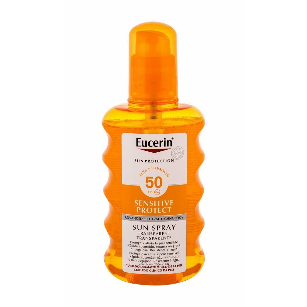 Eucerin Sonnenschutzpflege Sonnenspray Transparent Spf50 200ml