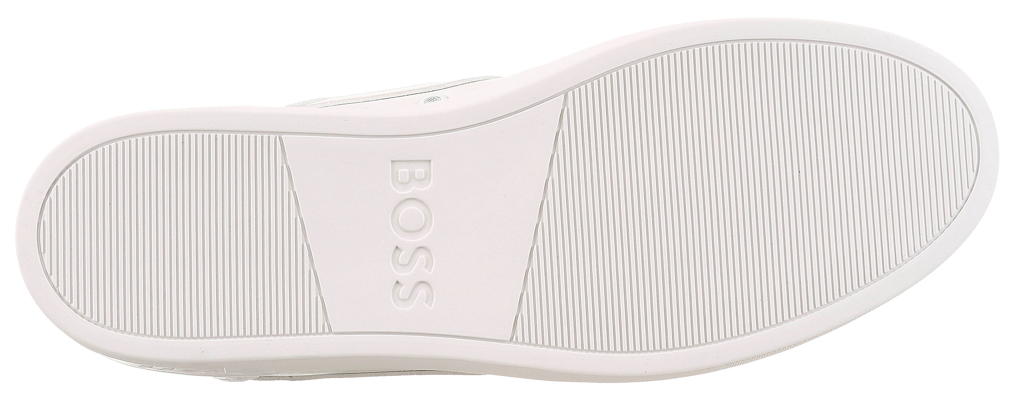 BOSS ORANGE Rhys_Tenn Sneaker Freizeitschuh, Halbschuh, Schnürschuh mit Ziernähten