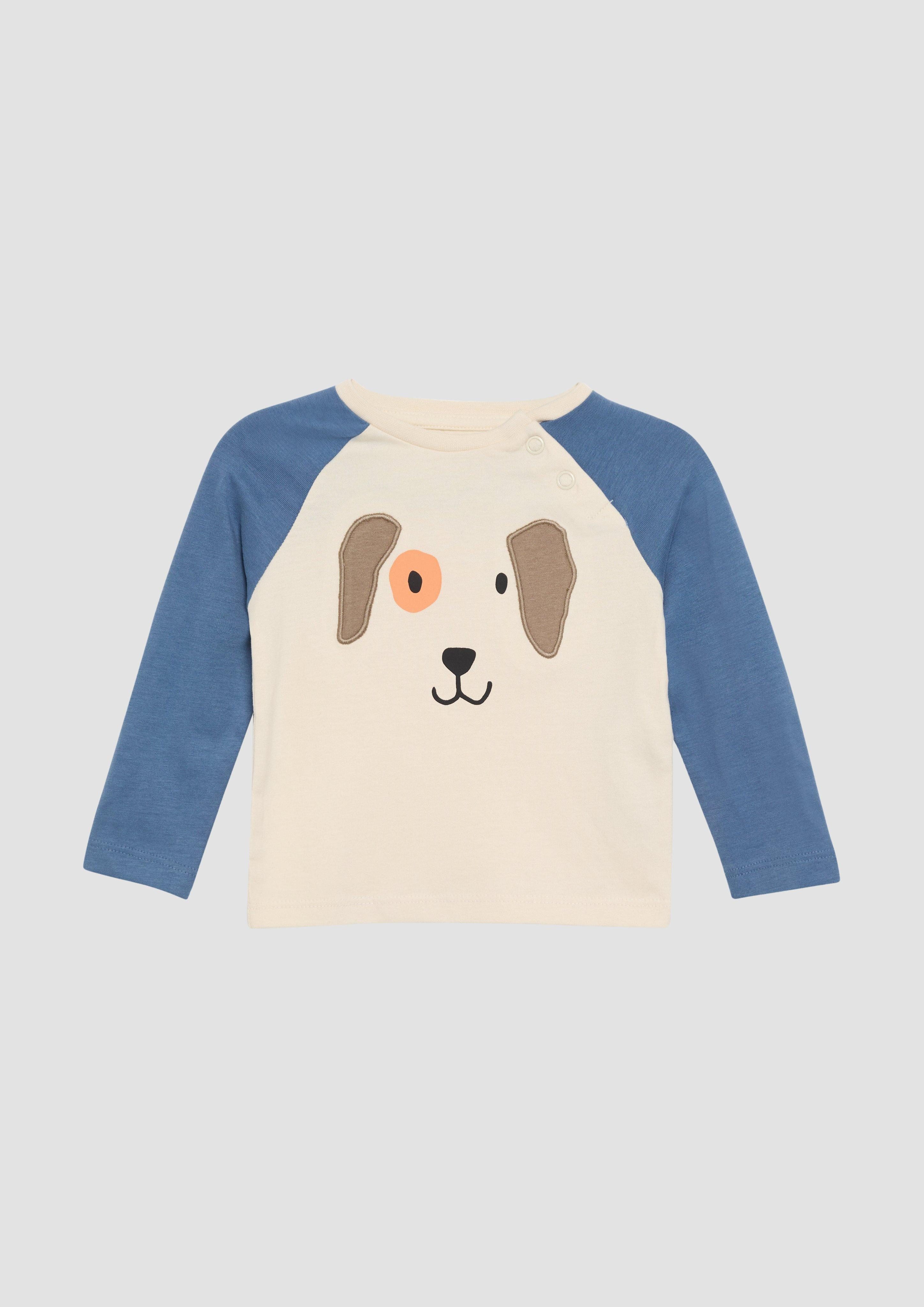 Langarmshirt Longsleeve mit Applikation