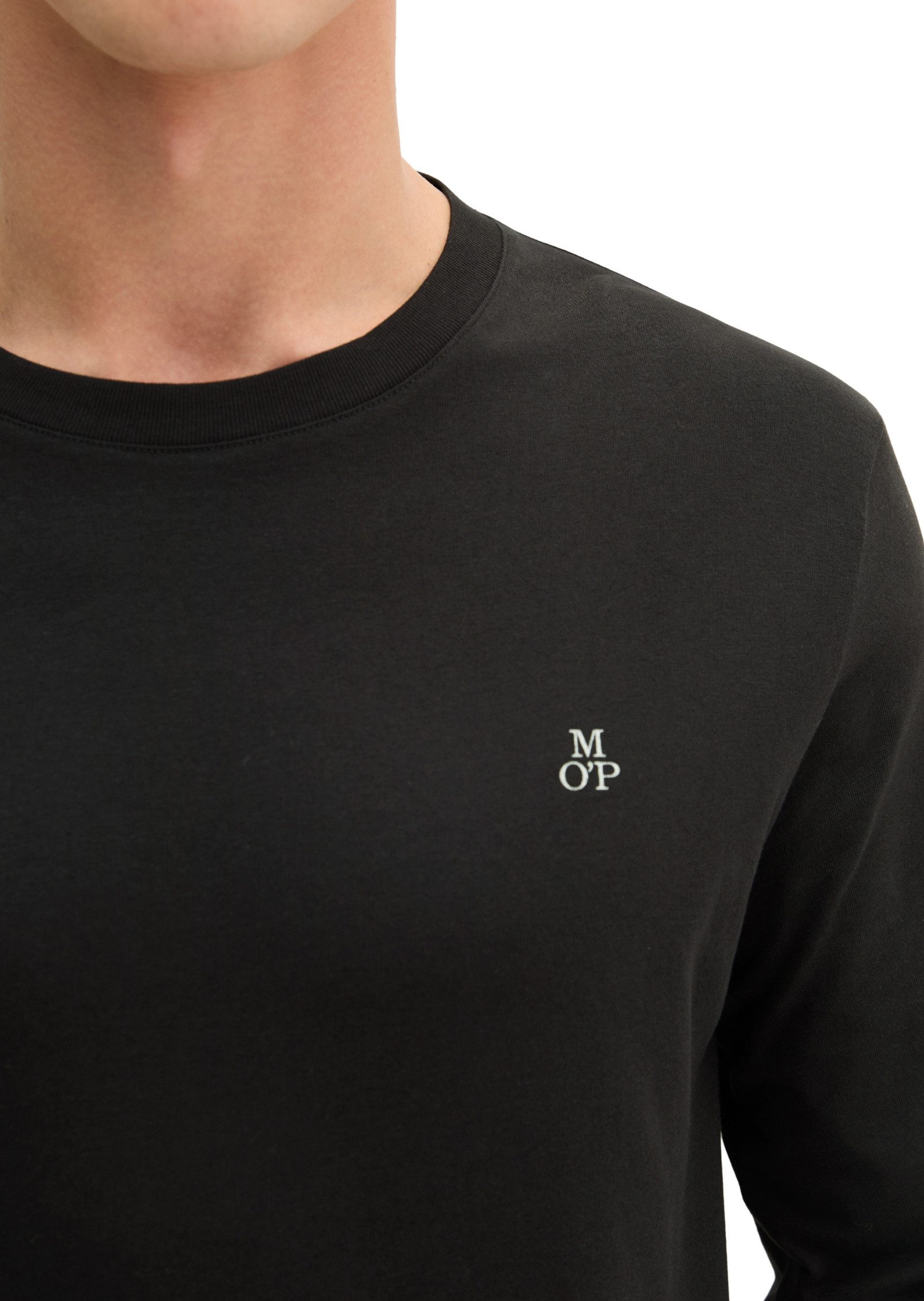 Marc O'Polo Langarmshirt aus reiner Bio-Baumwolle