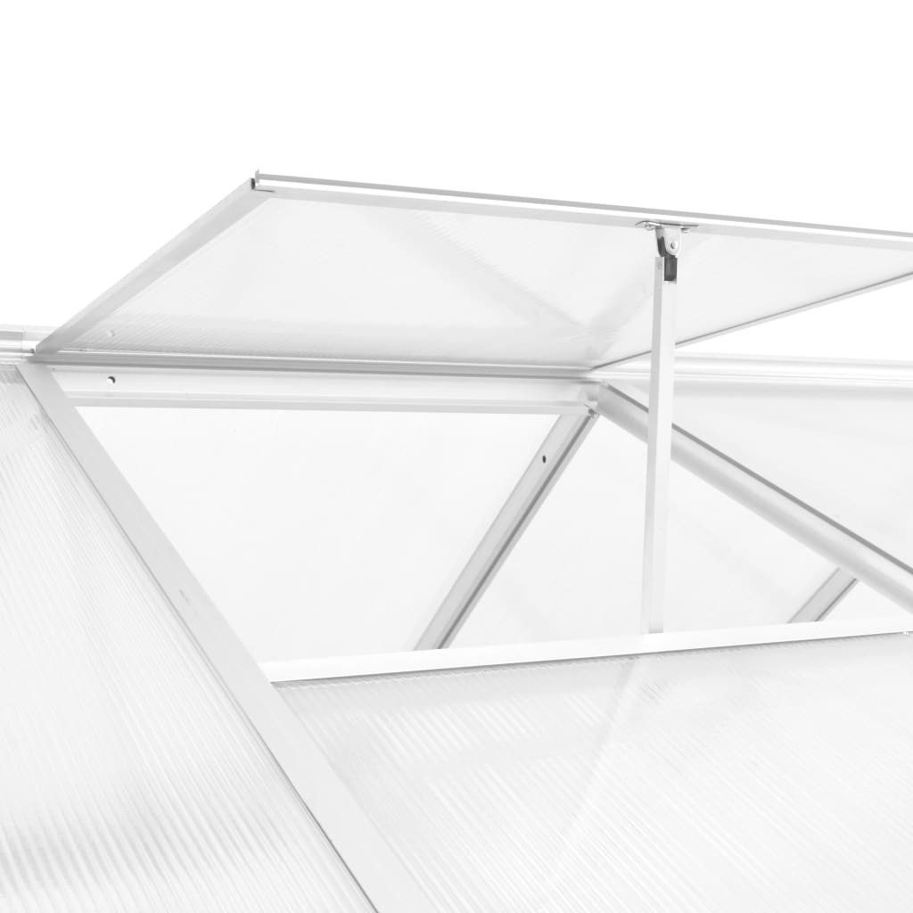 furnicato Gewächshaus Aluminium 362x190... furnicato Gewächshaus Aluminium 362x190...