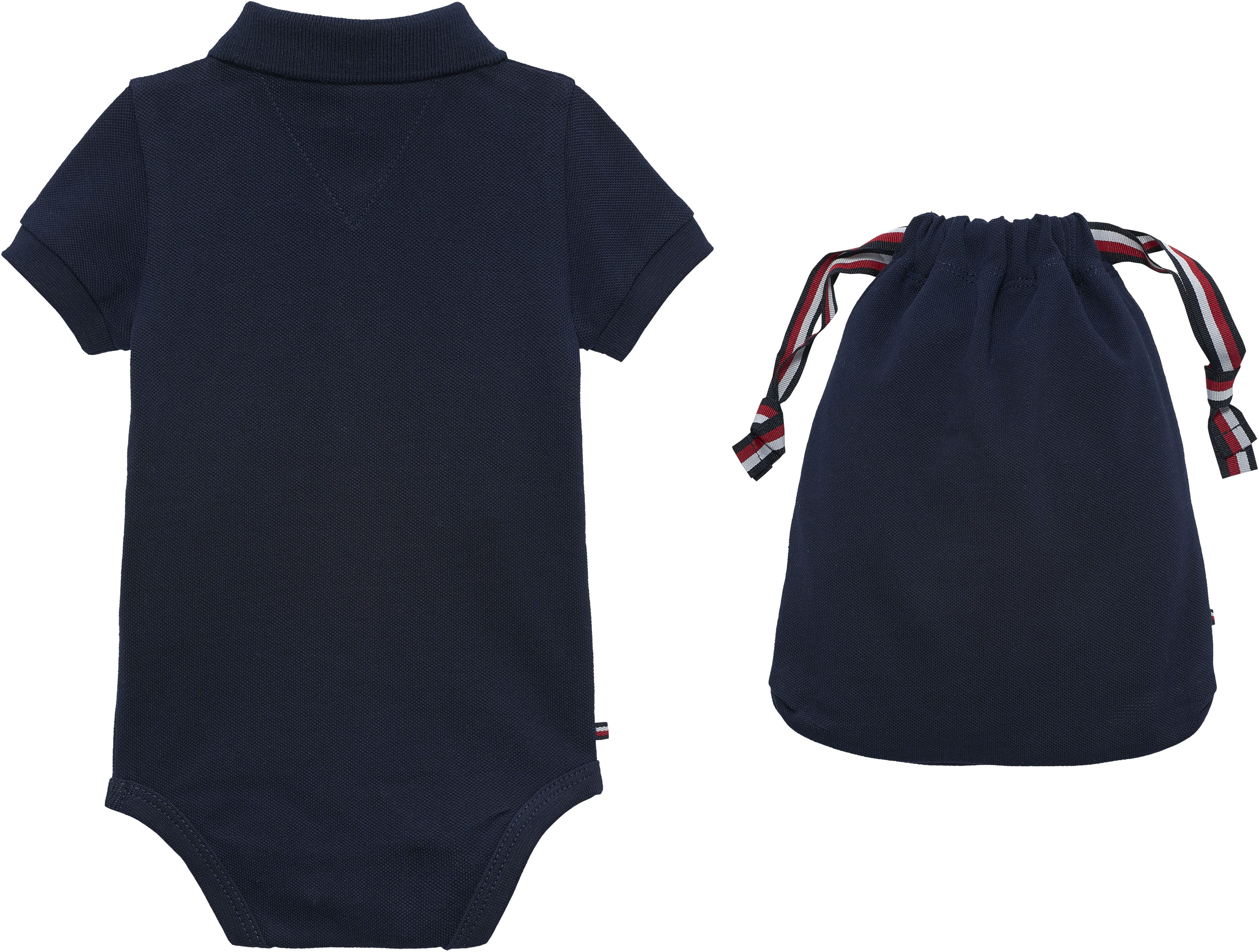 Tommy Hilfiger Kurzarmbody POLO BODY GIFTPACK (Set, 2-tlg) für Babys, mit Geschenkbeutel